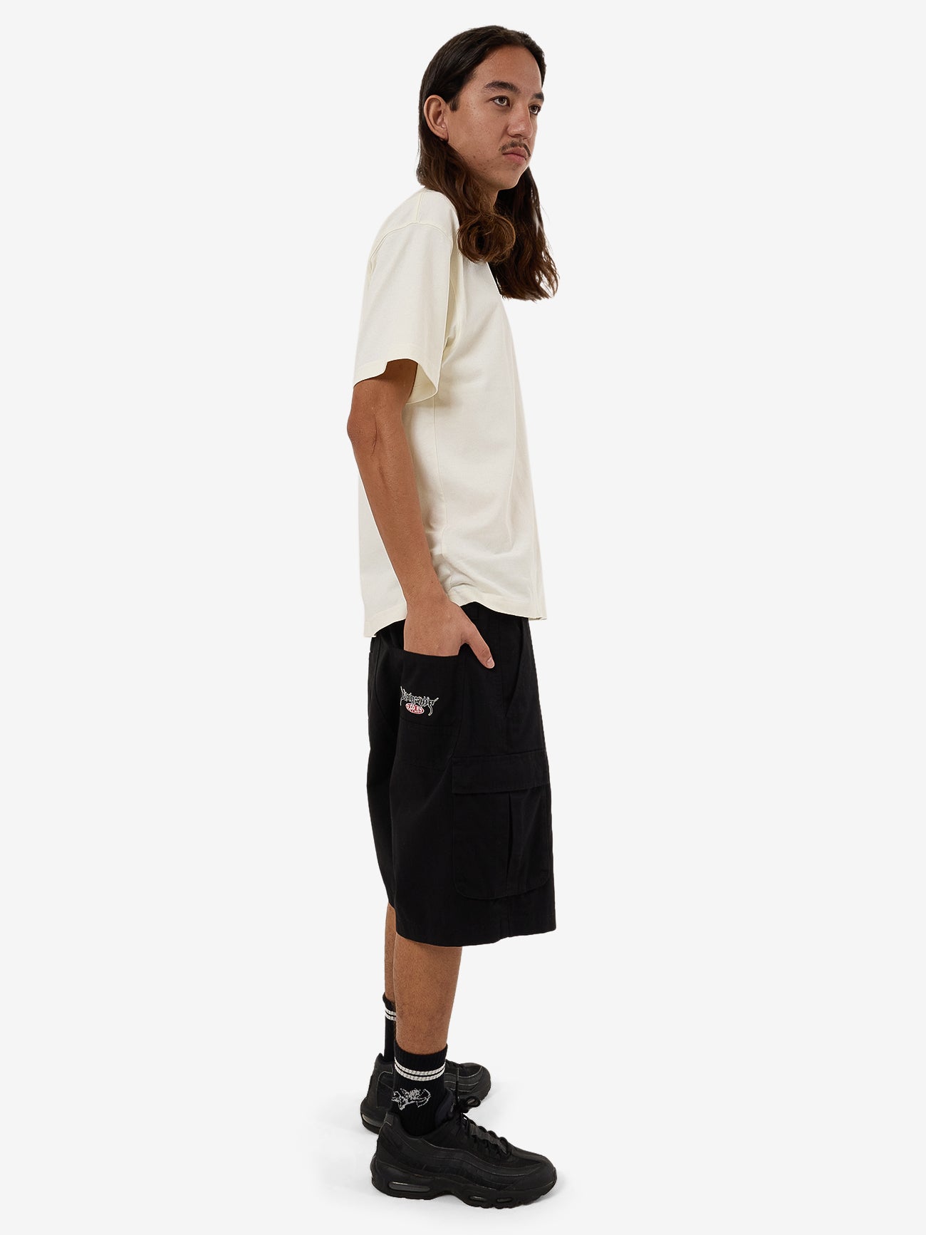 Prequil Cargo Short - Black 28