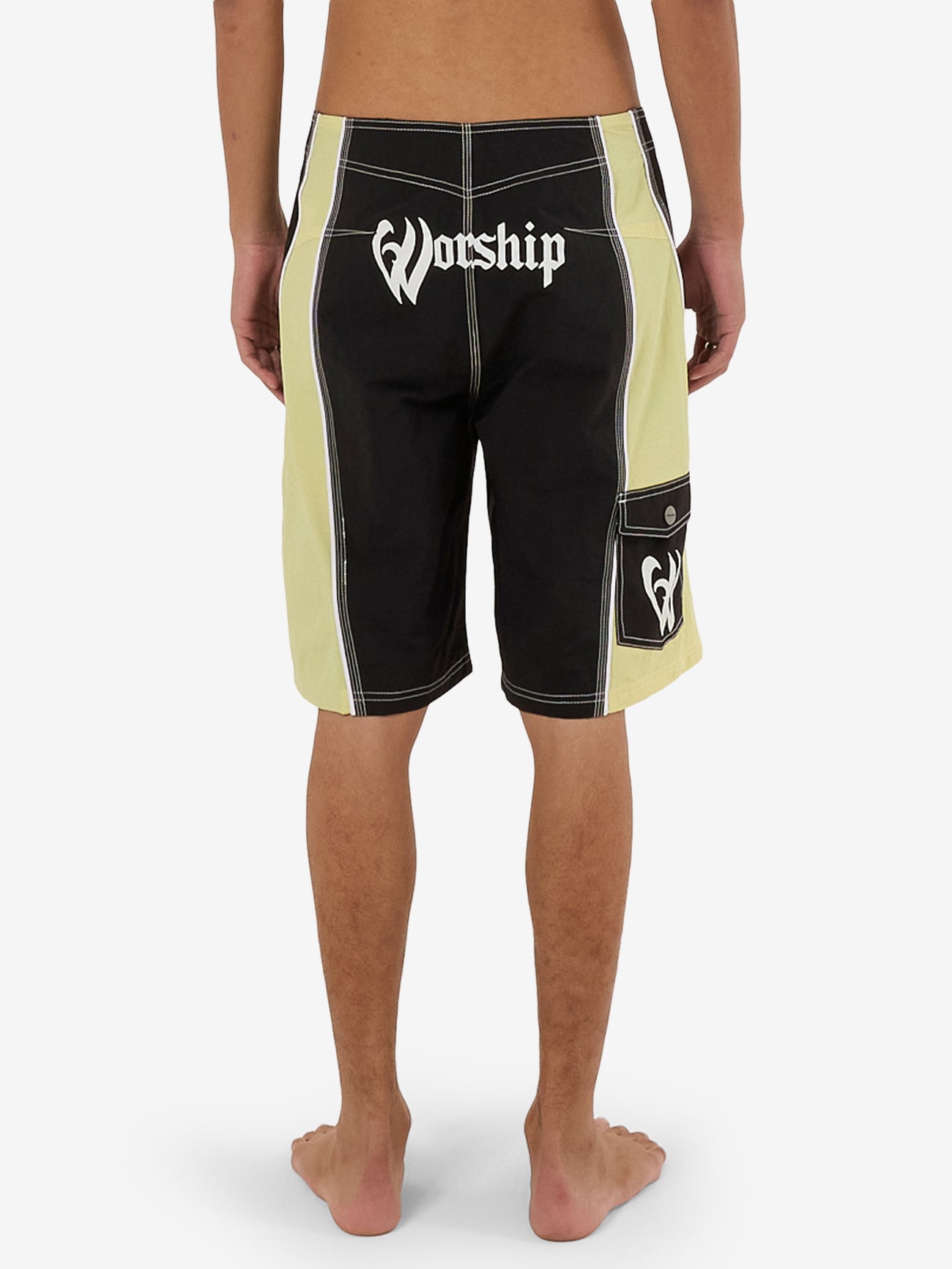 Boardriderr Boardshort - Black - Lime 28