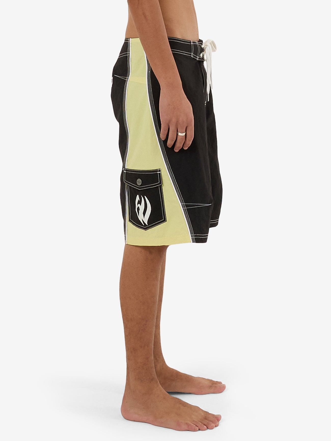 Boardriderr Boardshort - Black - Lime 28