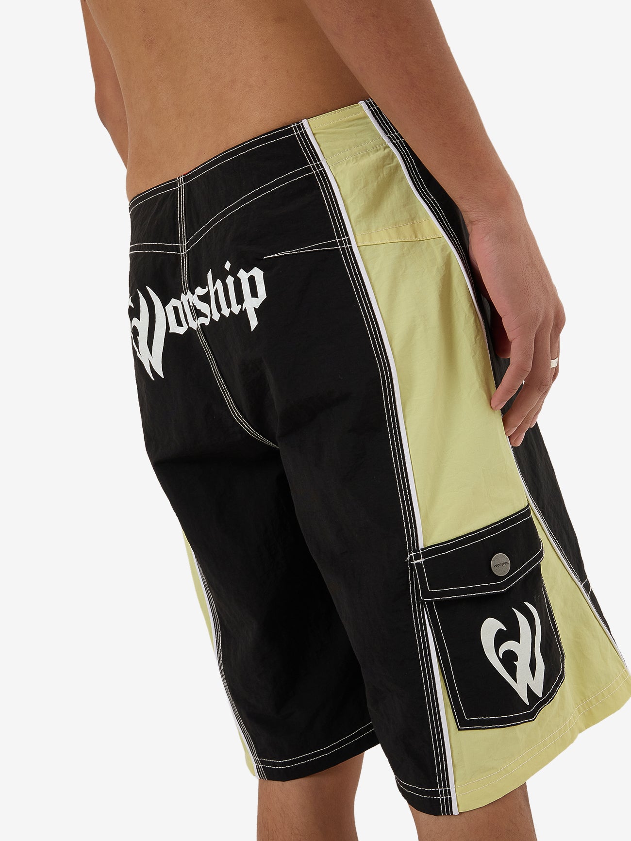 Boardriderr Boardshort - Black - Lime 28