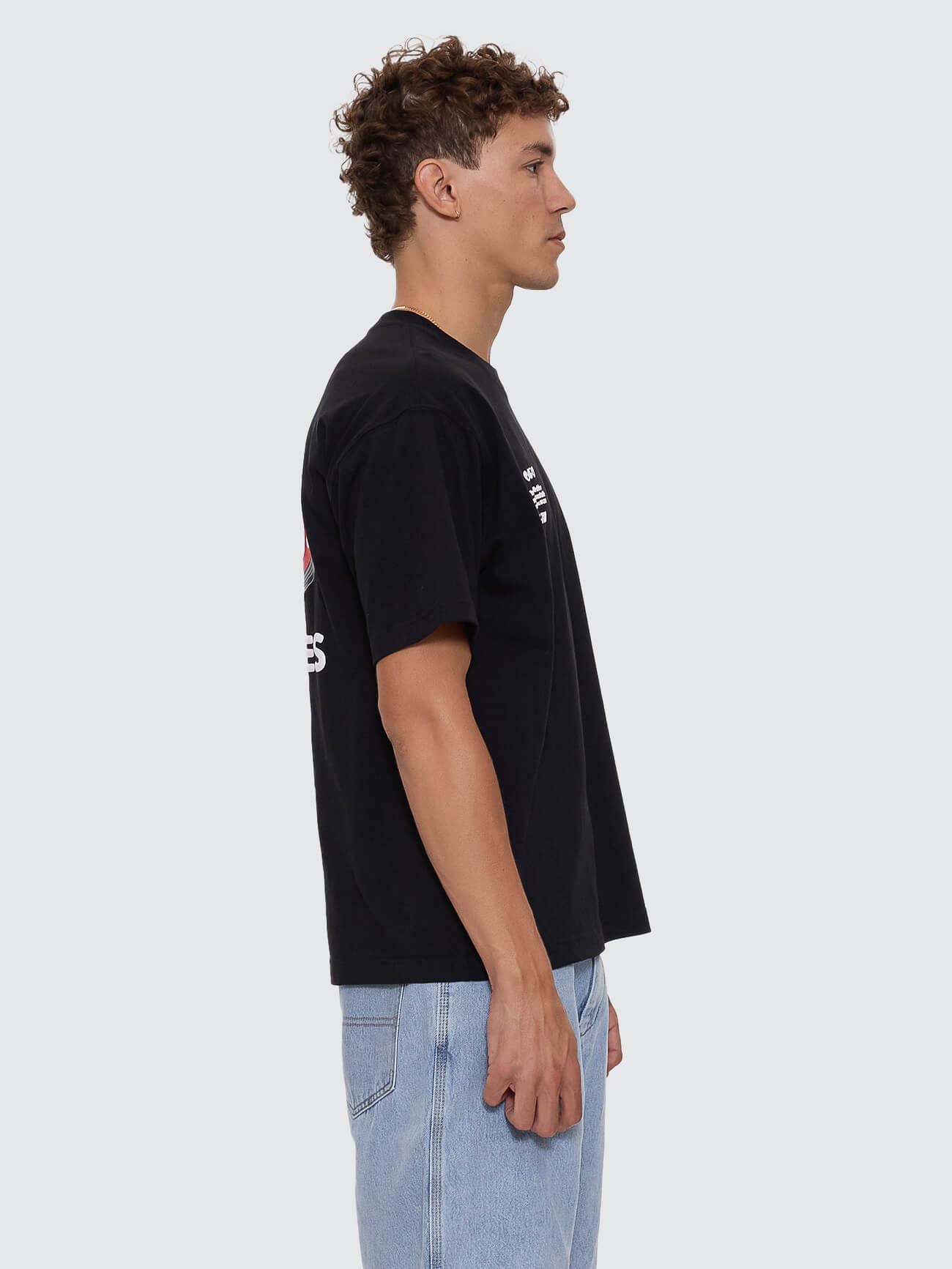 Haulaz Regular Fit Tee - Black