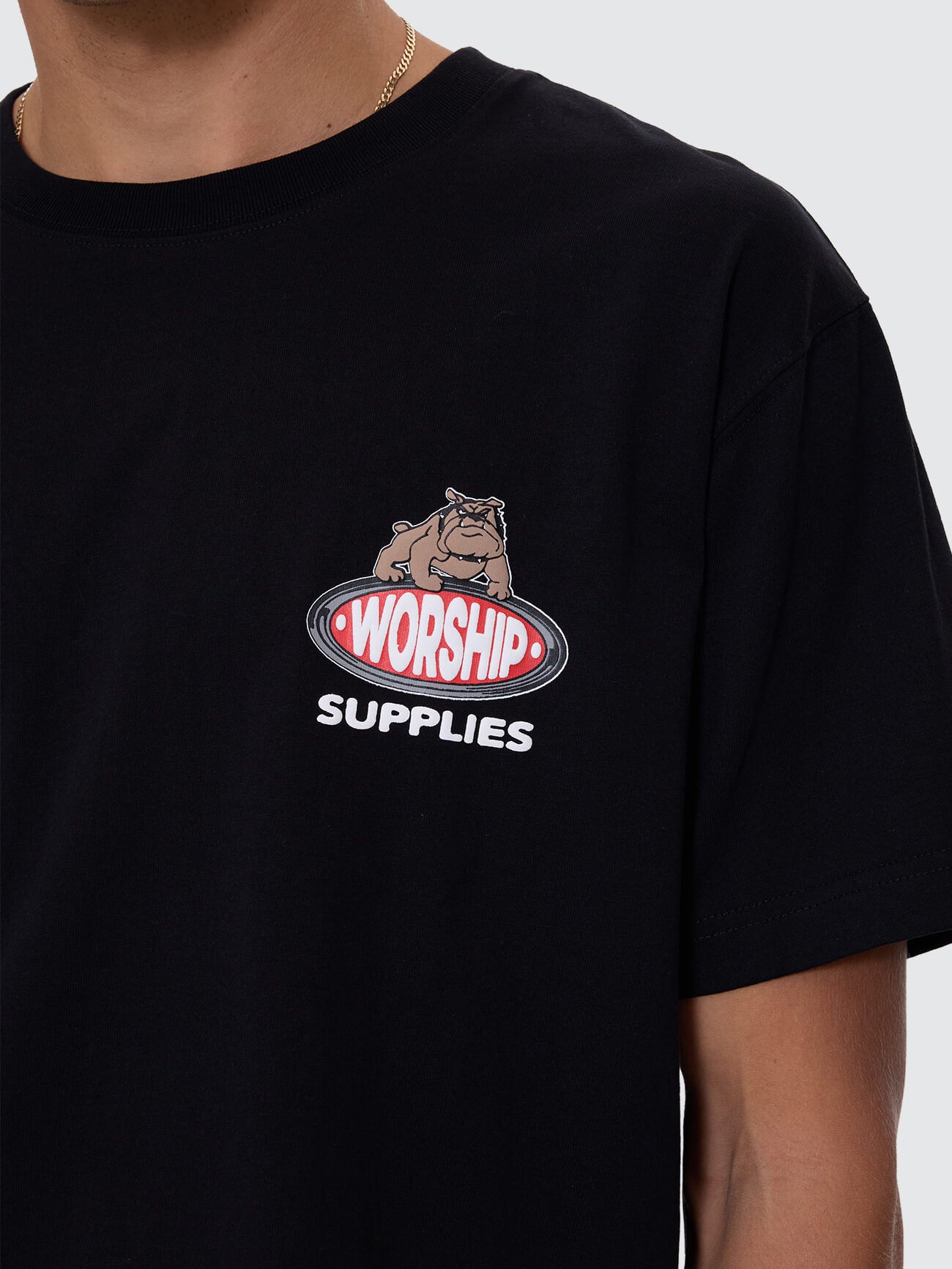 Haulaz Regular Fit Tee - Black