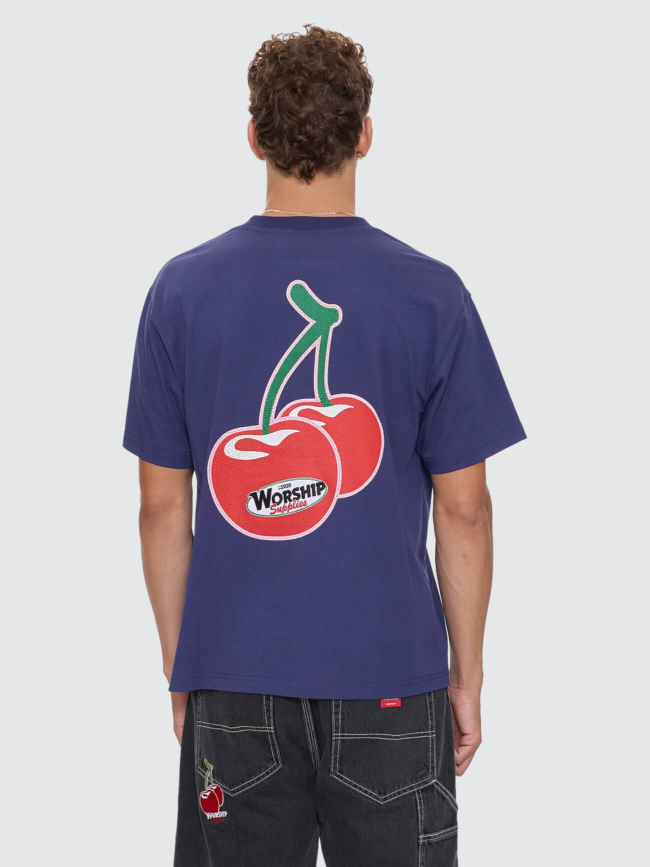 Glazed And Confused Regular Fit Tee - Medieval Blue