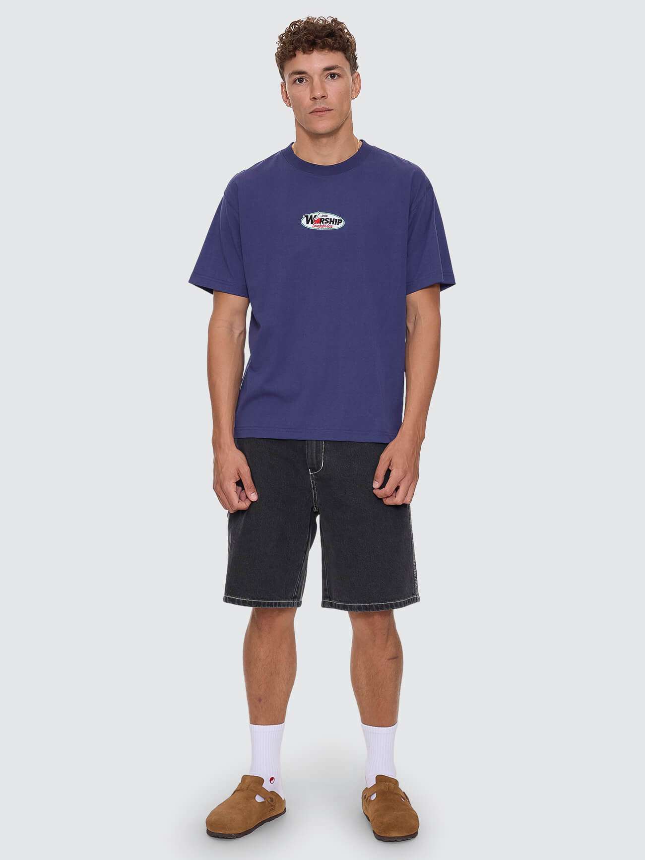 Glazed And Confused Regular Fit Tee - Medieval Blue