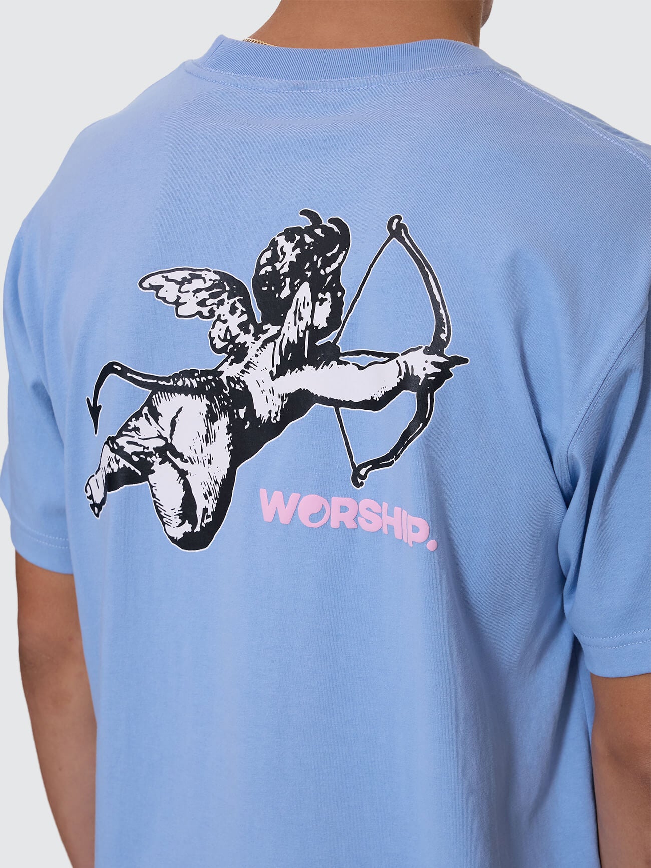 Cherub Regular Fit Tee - Bell Air Blue