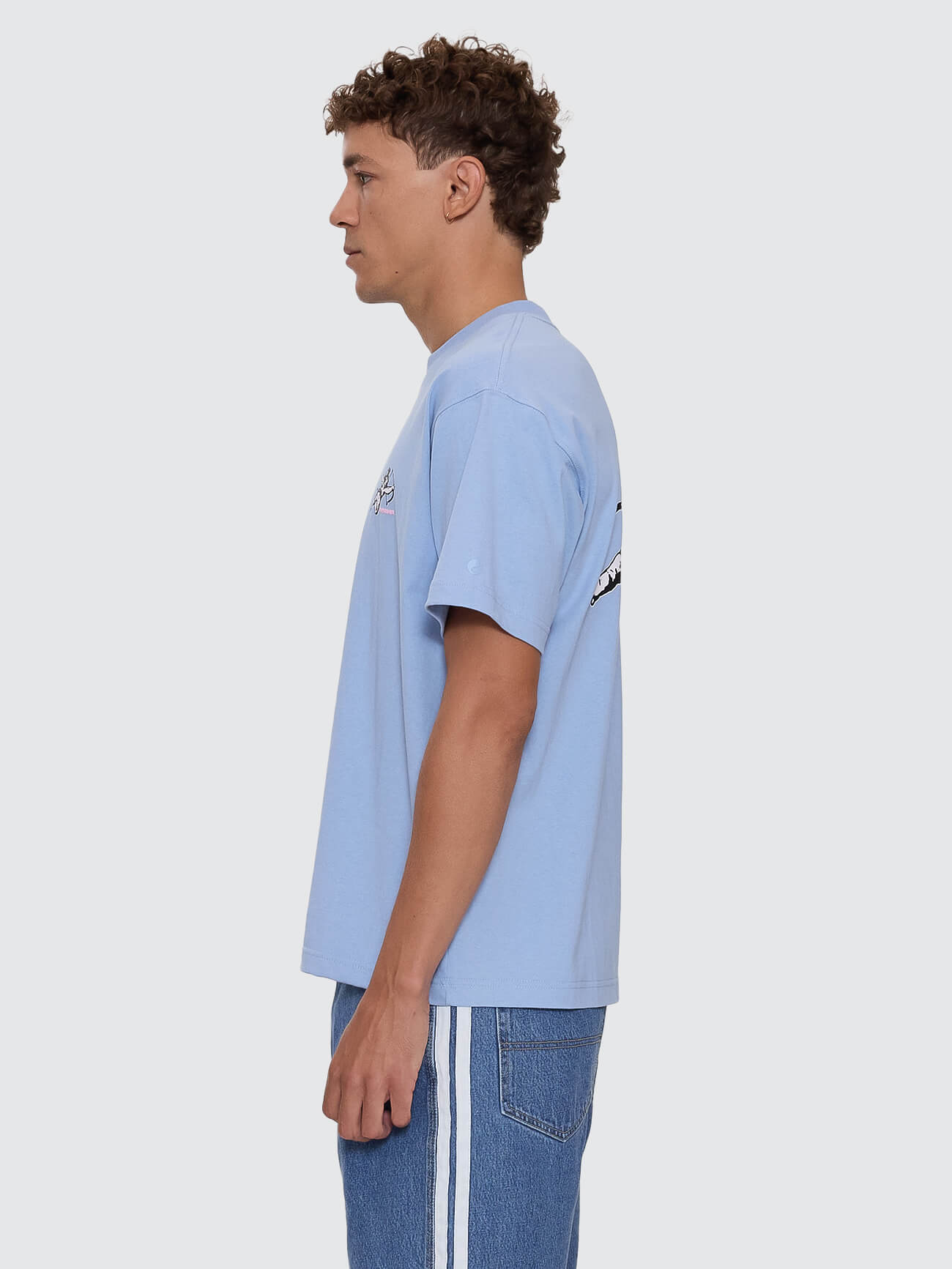 Cherub Regular Fit Tee - Bell Air Blue