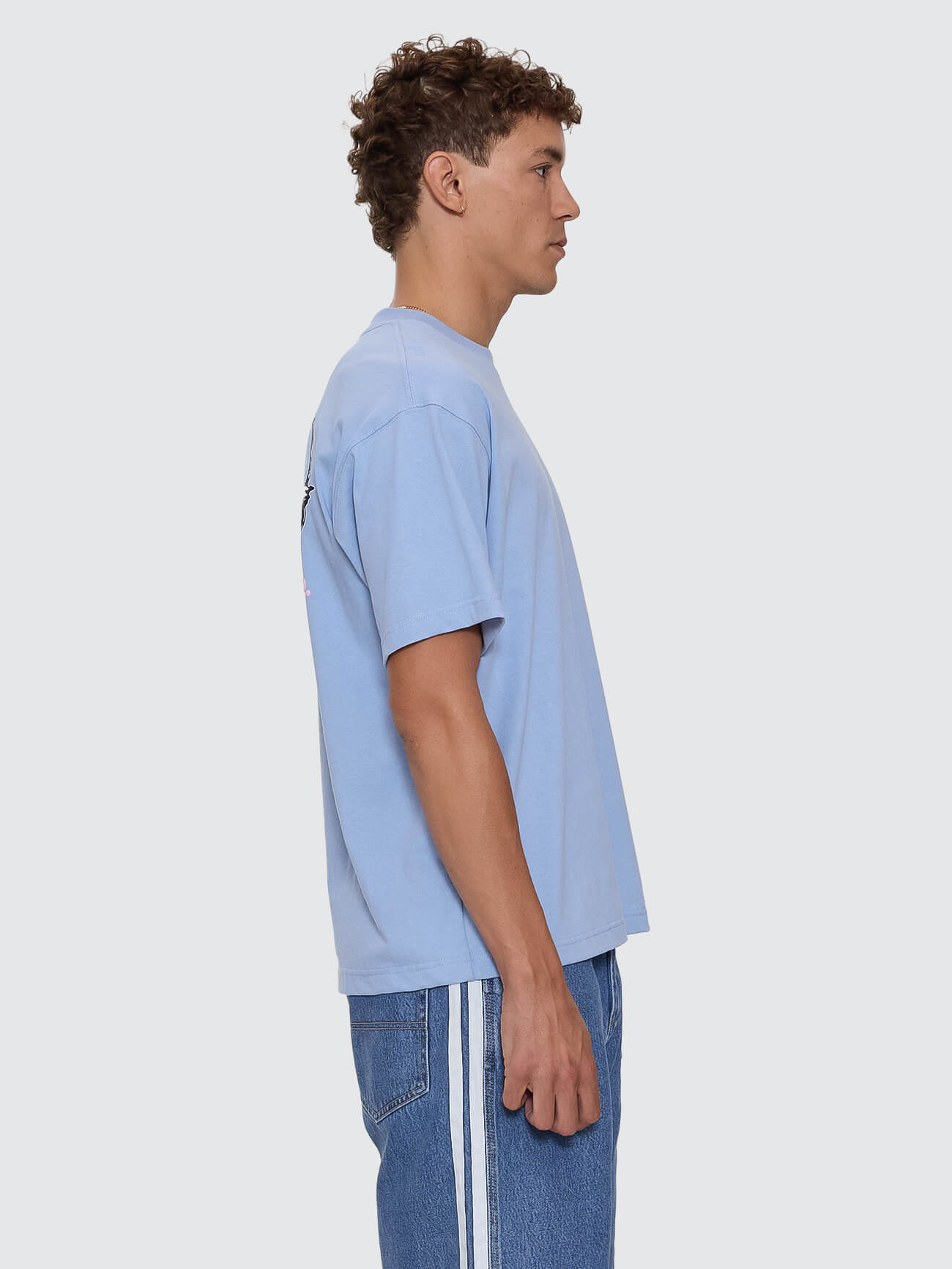 Cherub Regular Fit Tee - Bell Air Blue