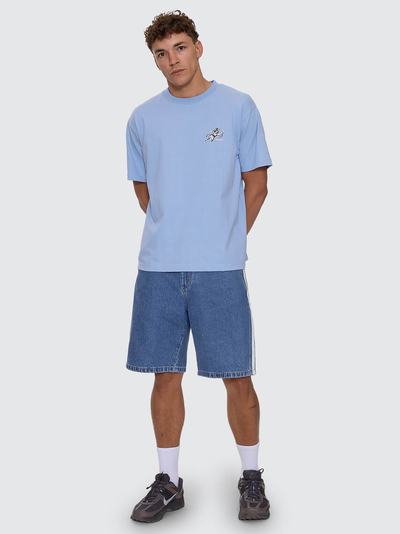 Cherub Regular Fit Tee - Bell Air Blue