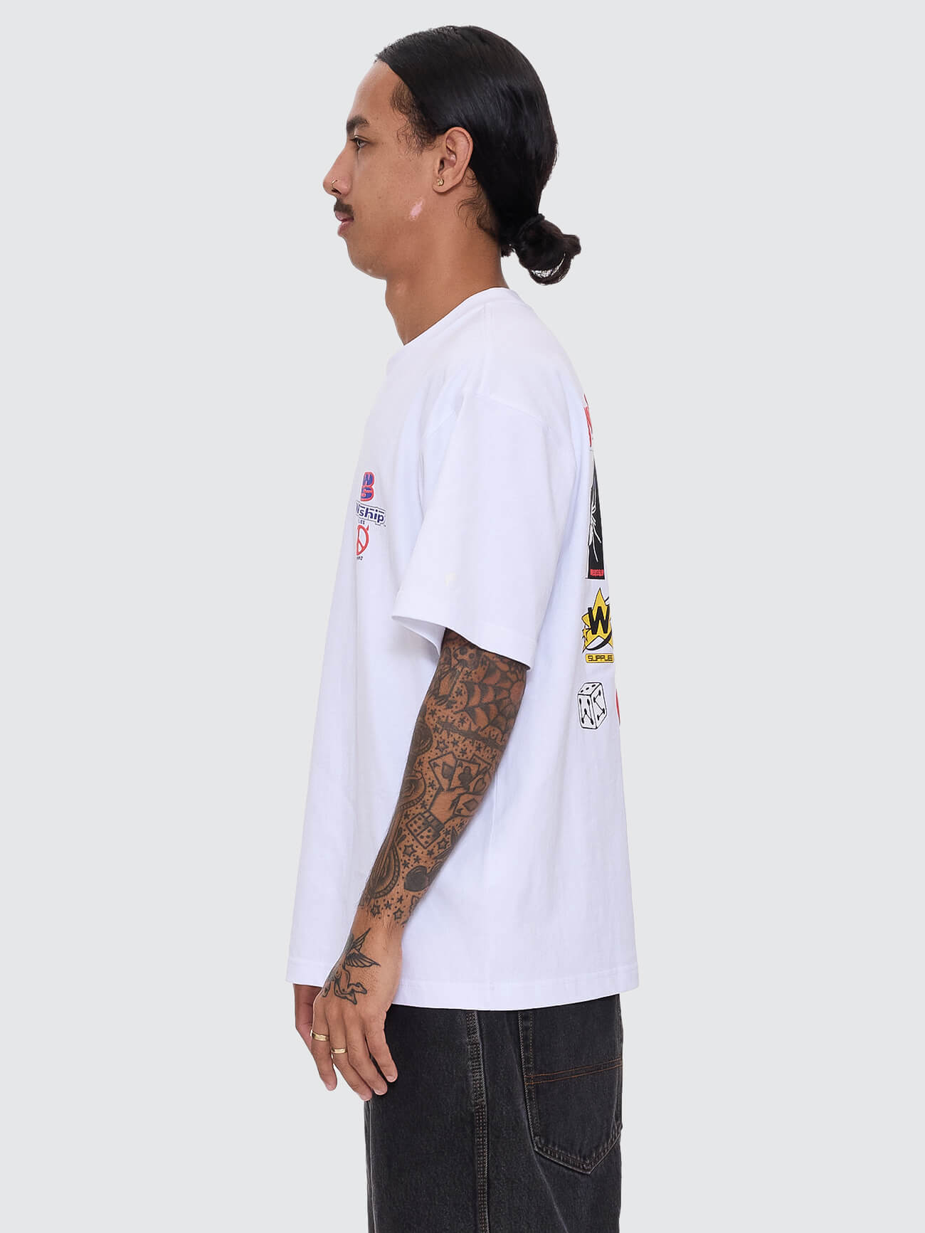 Low Goes Regular Fit Tee - White