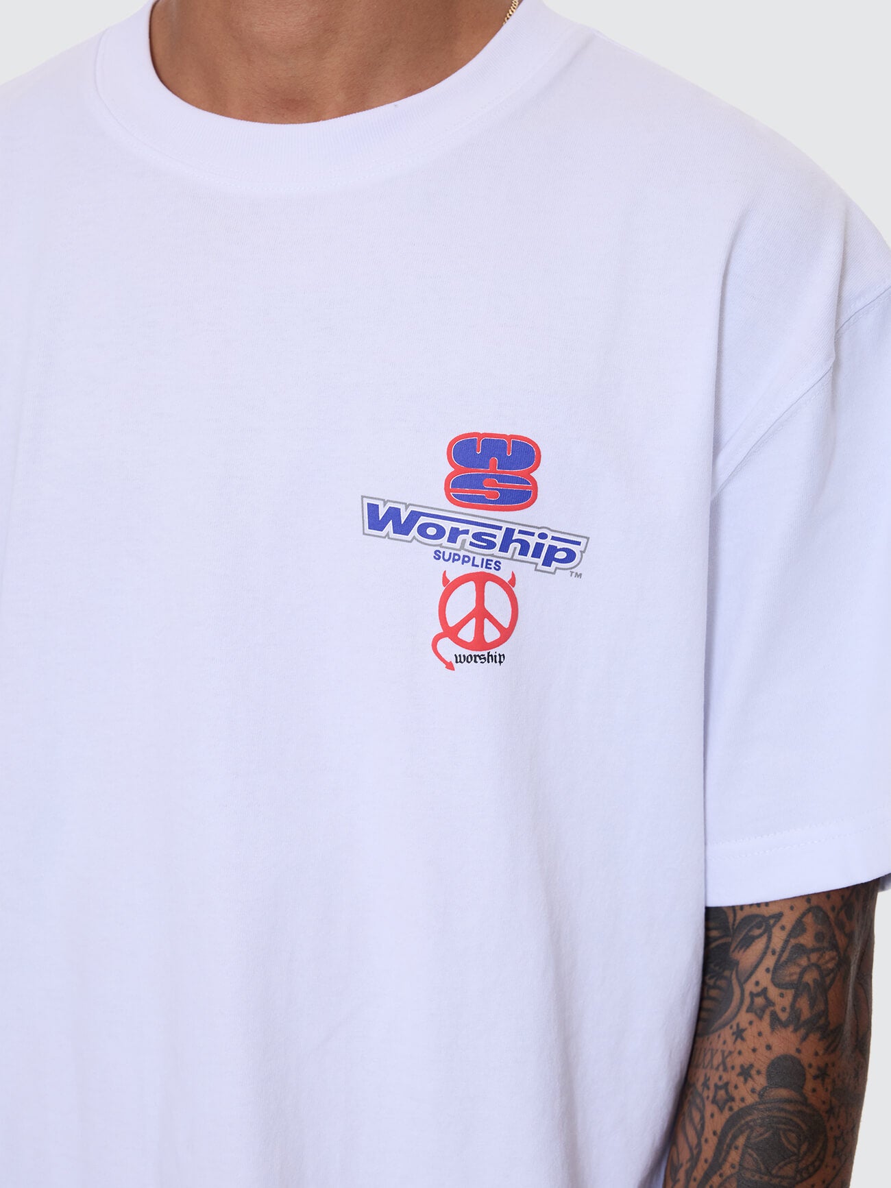 Low Goes Regular Fit Tee - White