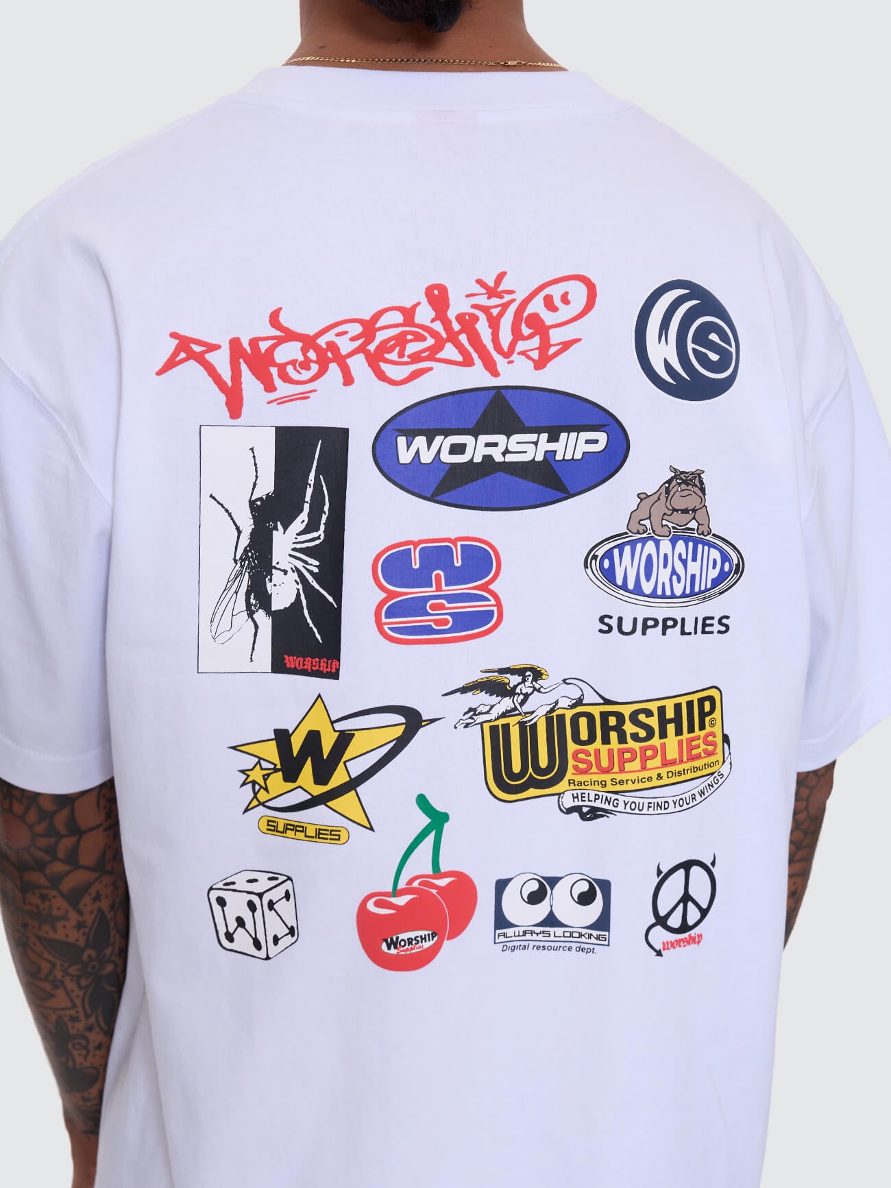 Low Goes Regular Fit Tee - White