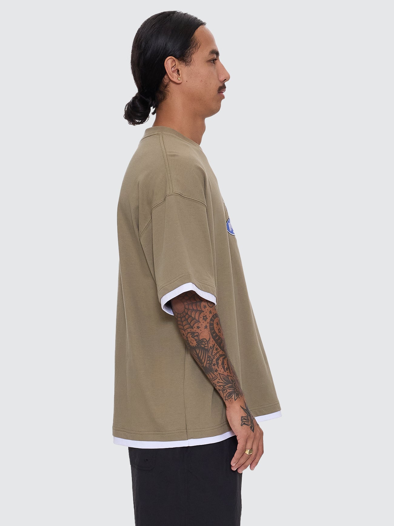 Jaws Oversize Tee - Kelp