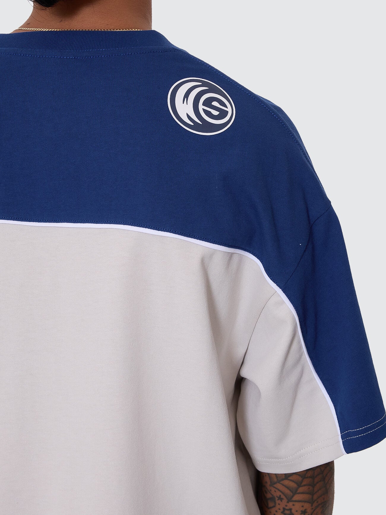 Blender Oversize Panel Tee - Blue Depths