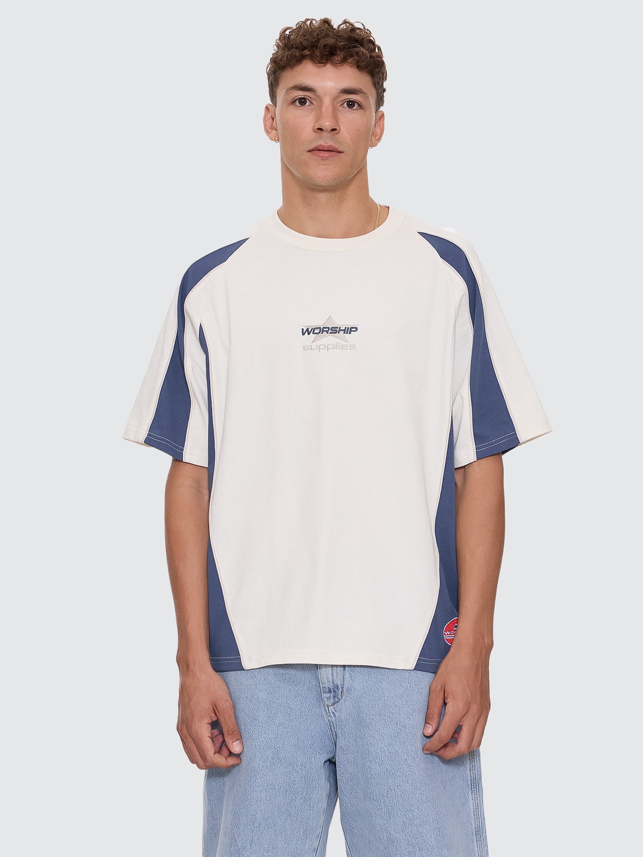Laps Panel Oversize Raglan Tee - Zine