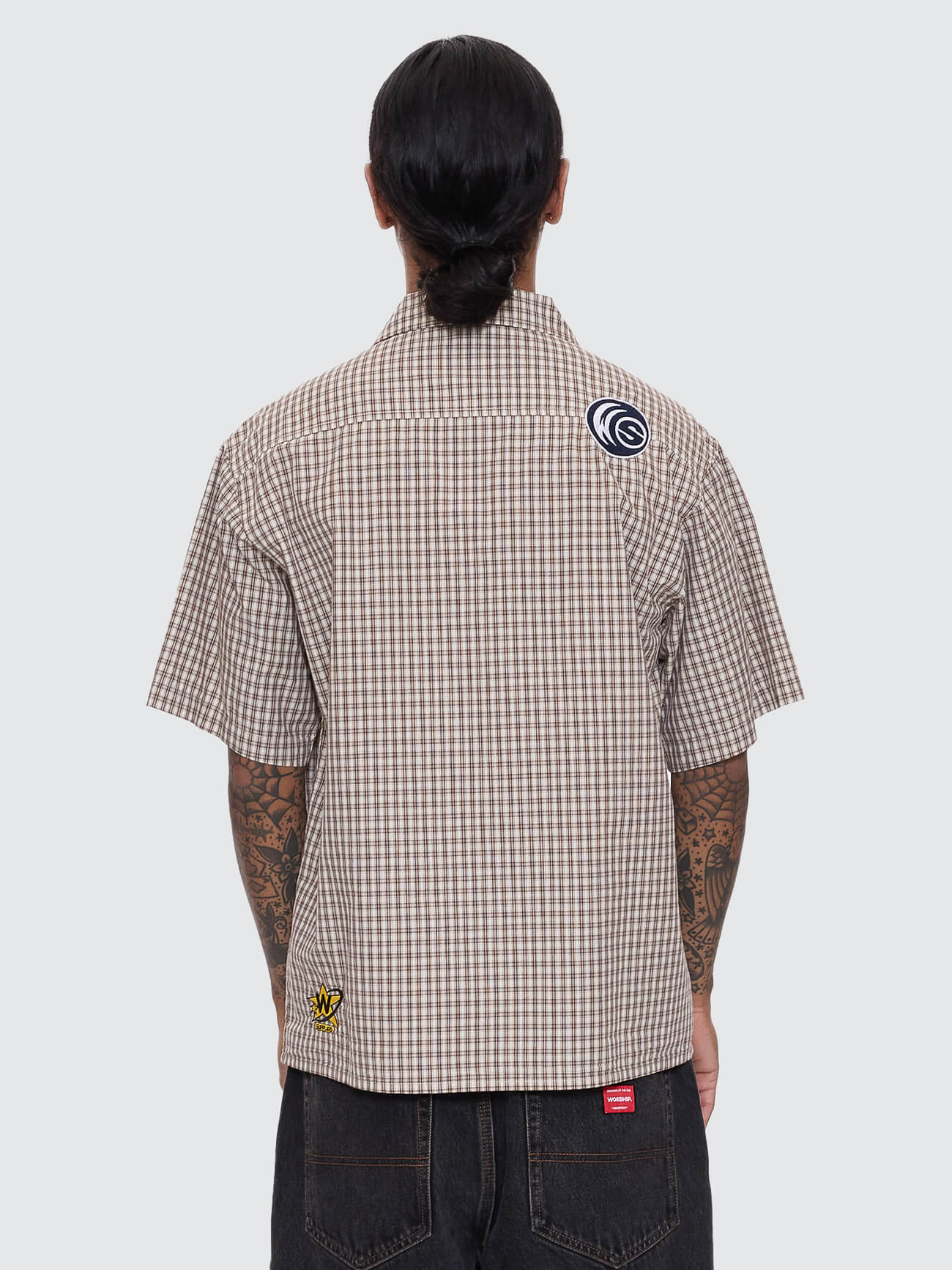 Low Goes Short Sleeve Shirt - Brown