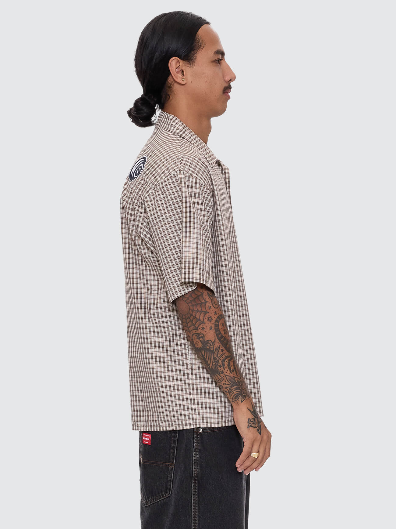 Low Goes Short Sleeve Shirt - Brown