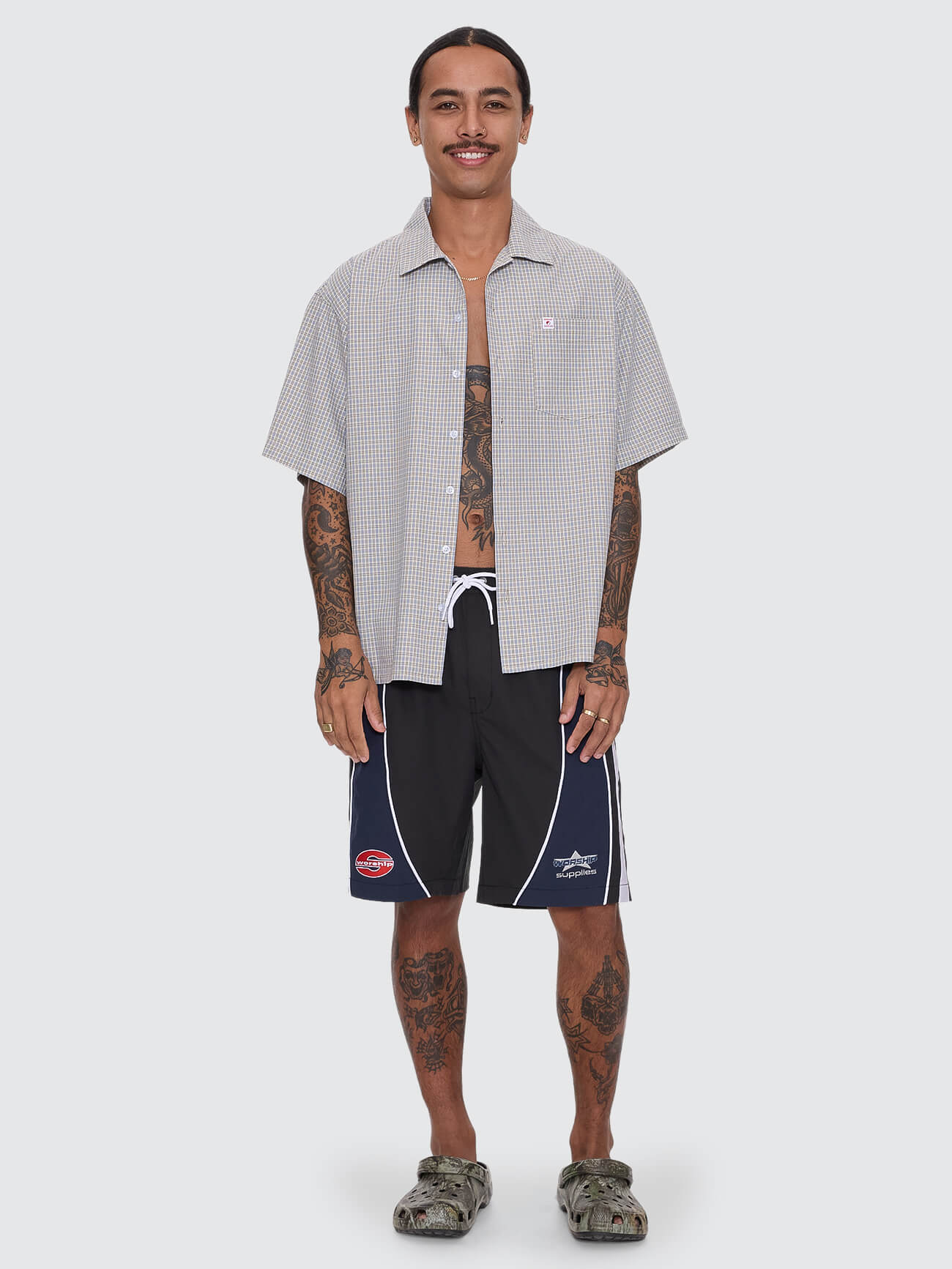 Laps Elastic Swim Short - Worn Black