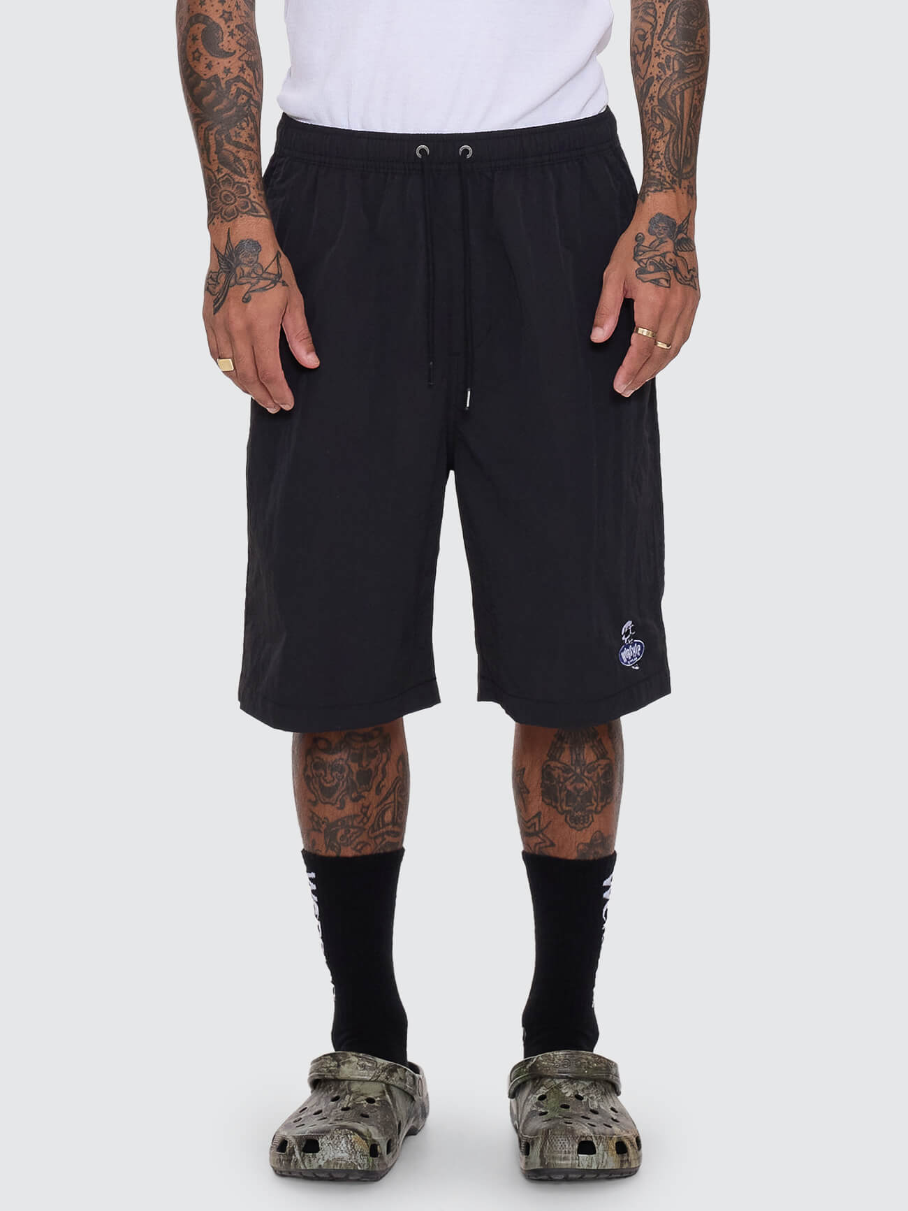 Jaws Nylon Volley Short - Black