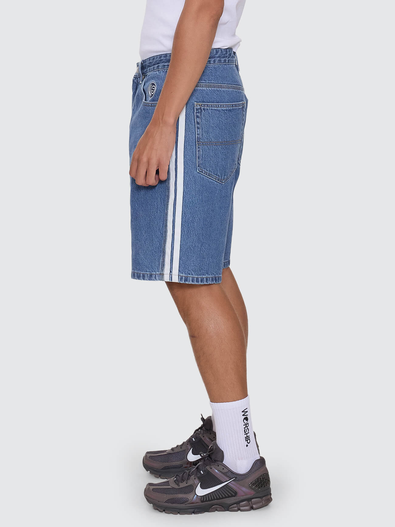 Blender Big Dawg Jean Short - Sky High Blue