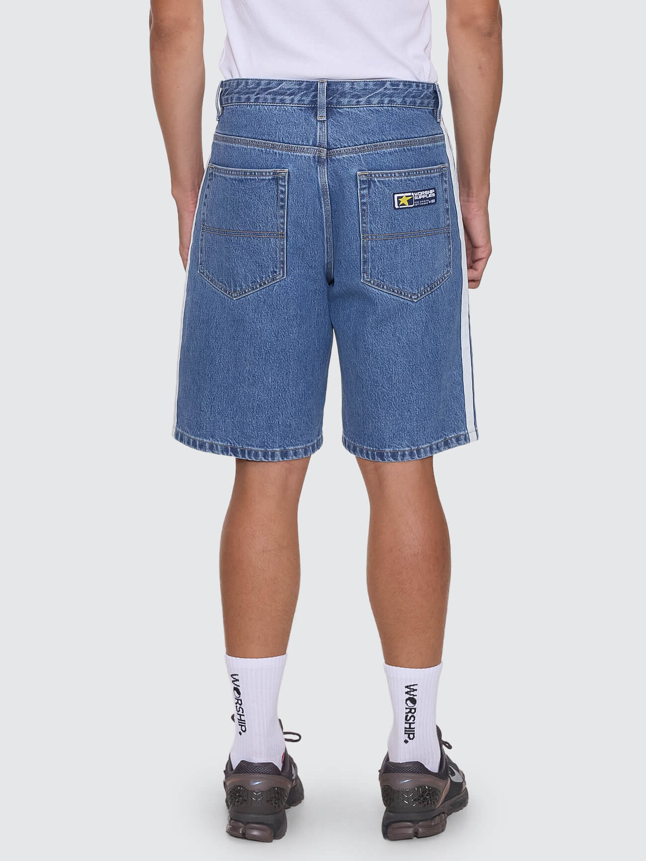 Blender Big Dawg Jean Short - Sky High Blue