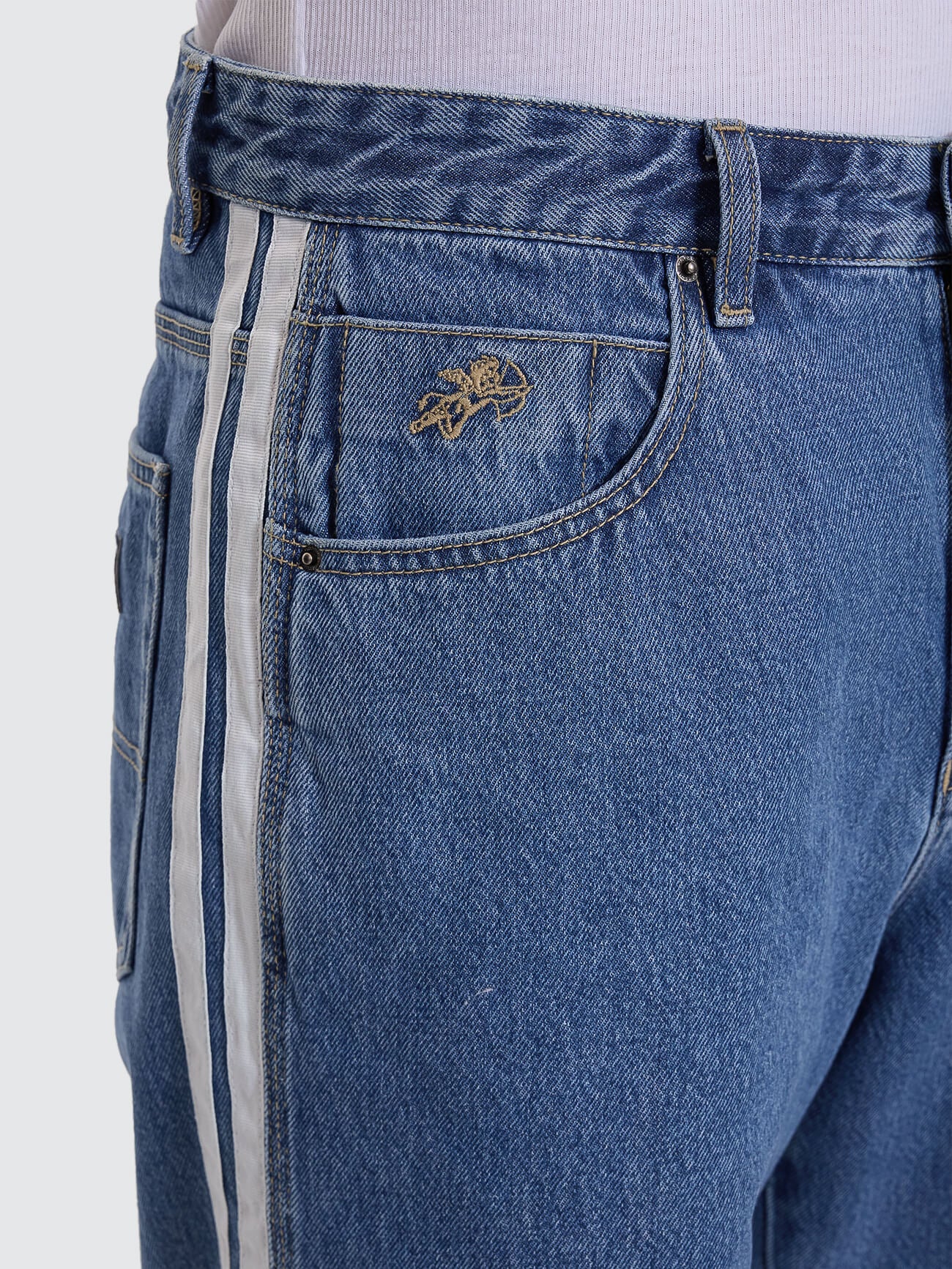 Blender Big Dawg Jean Short - Sky High Blue