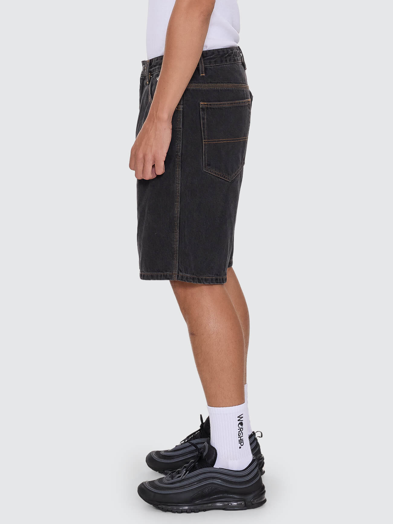 No Ragrets Big Dawg Jean Short - Phantom