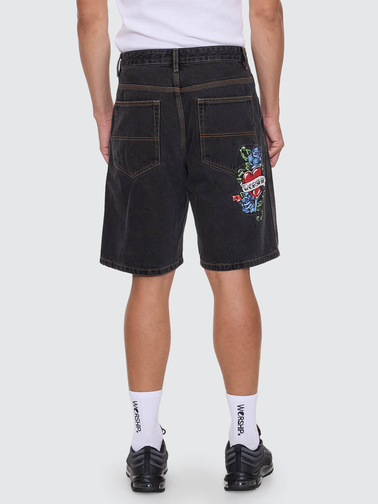 No Ragrets Big Dawg Jean Short - Phantom