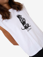 Monty Muscle Tee - White XS