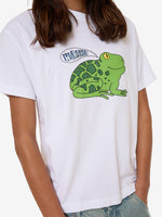 Croak Fitted Tee - White XS