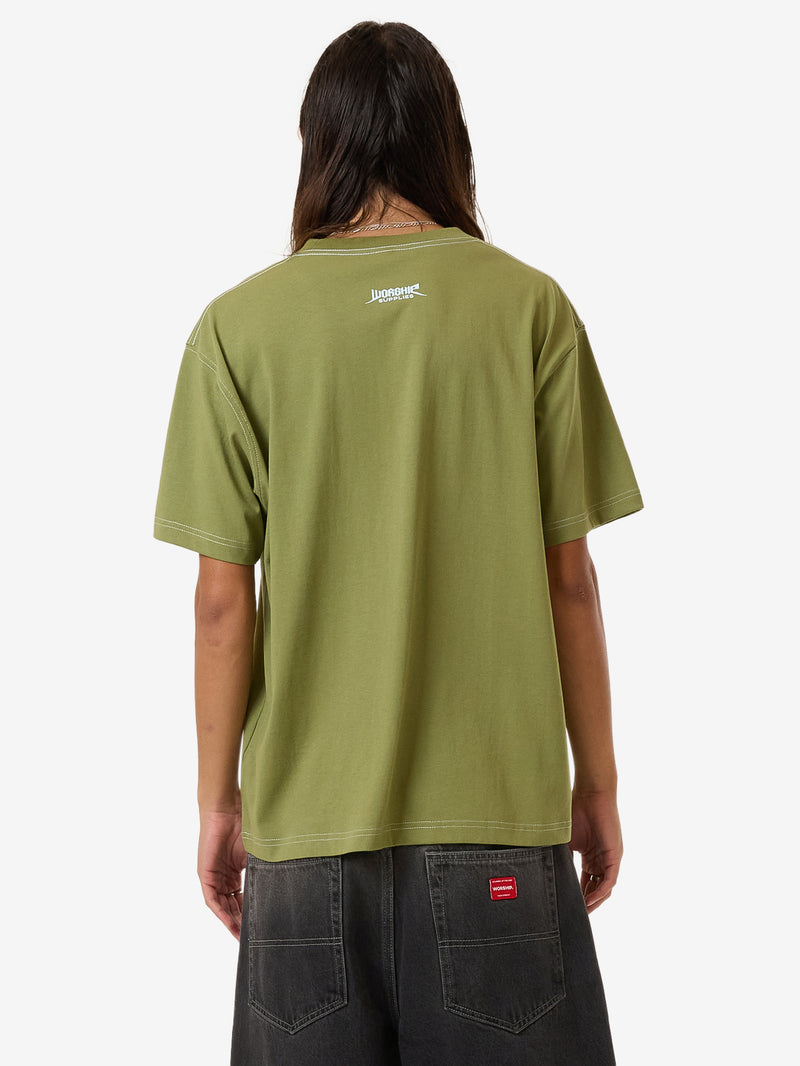 Sourcery Tee - Iguana Green XS