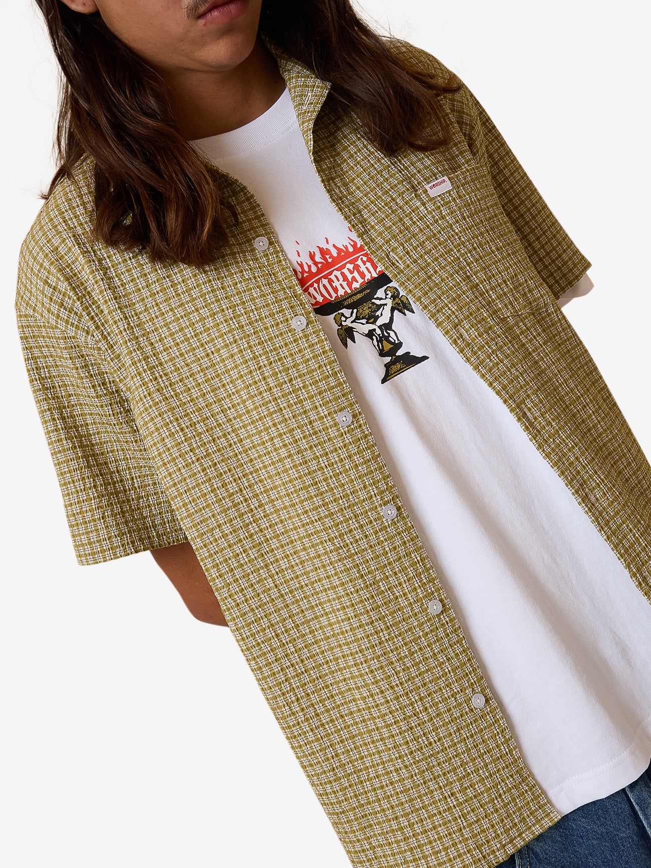 Cherub Short Sleeve Shirt - Dijon XS