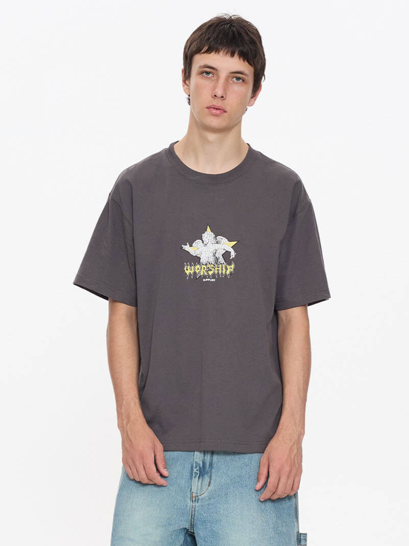 Dreamers Tee - Worn Black XS