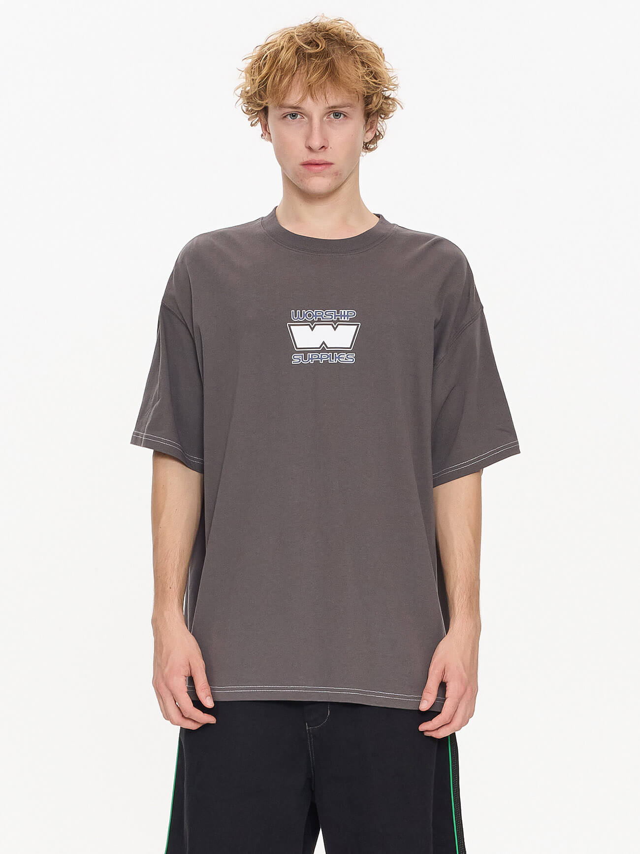 Grand Prix Oversize Tee - Worn Black XS