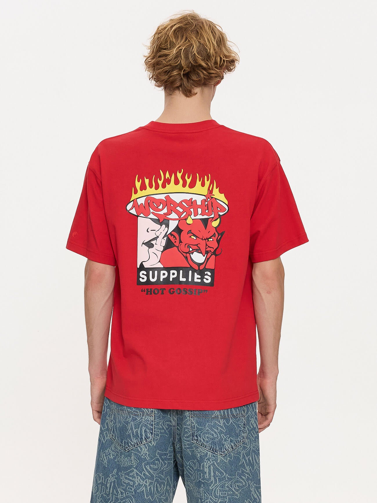Hot Gossip Tee - Lucky Red XS