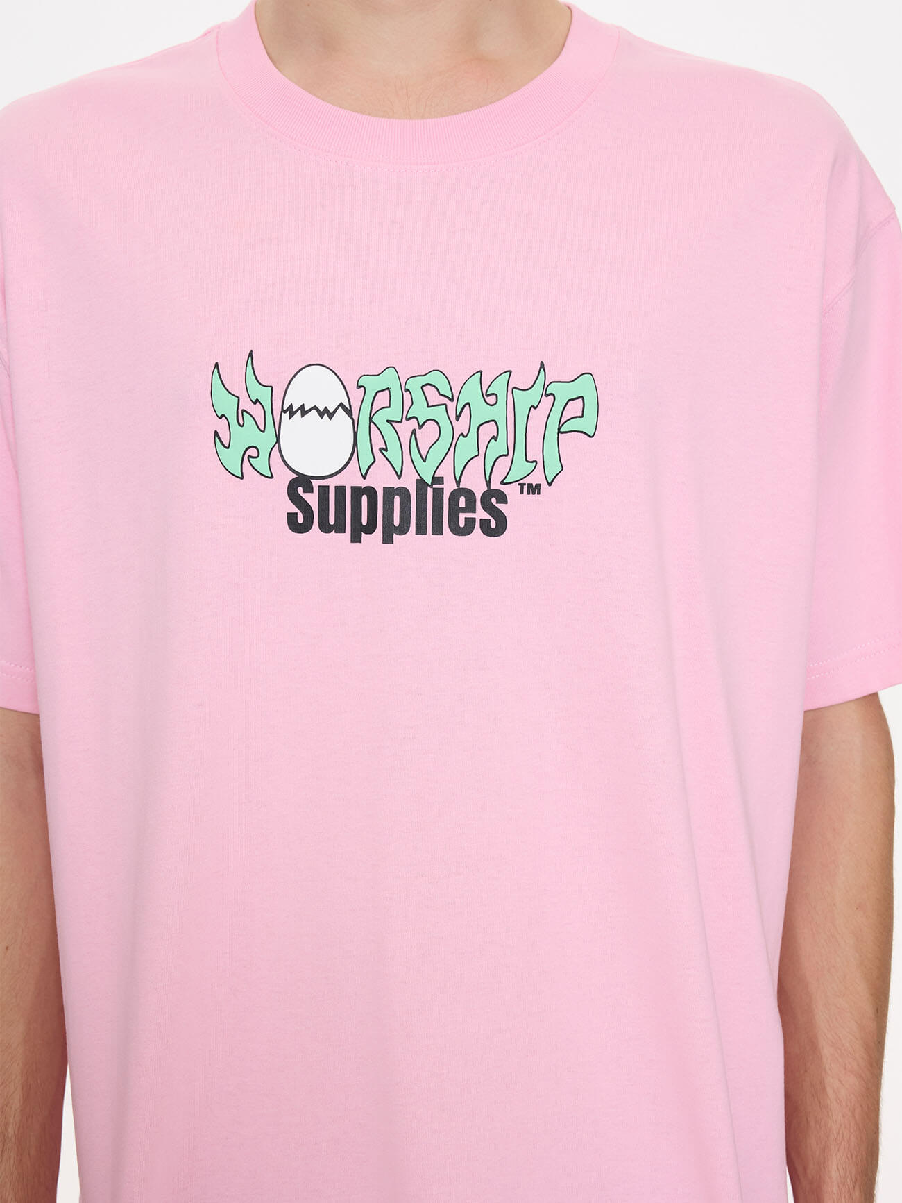 Scrambled Tee - Flamingo XS