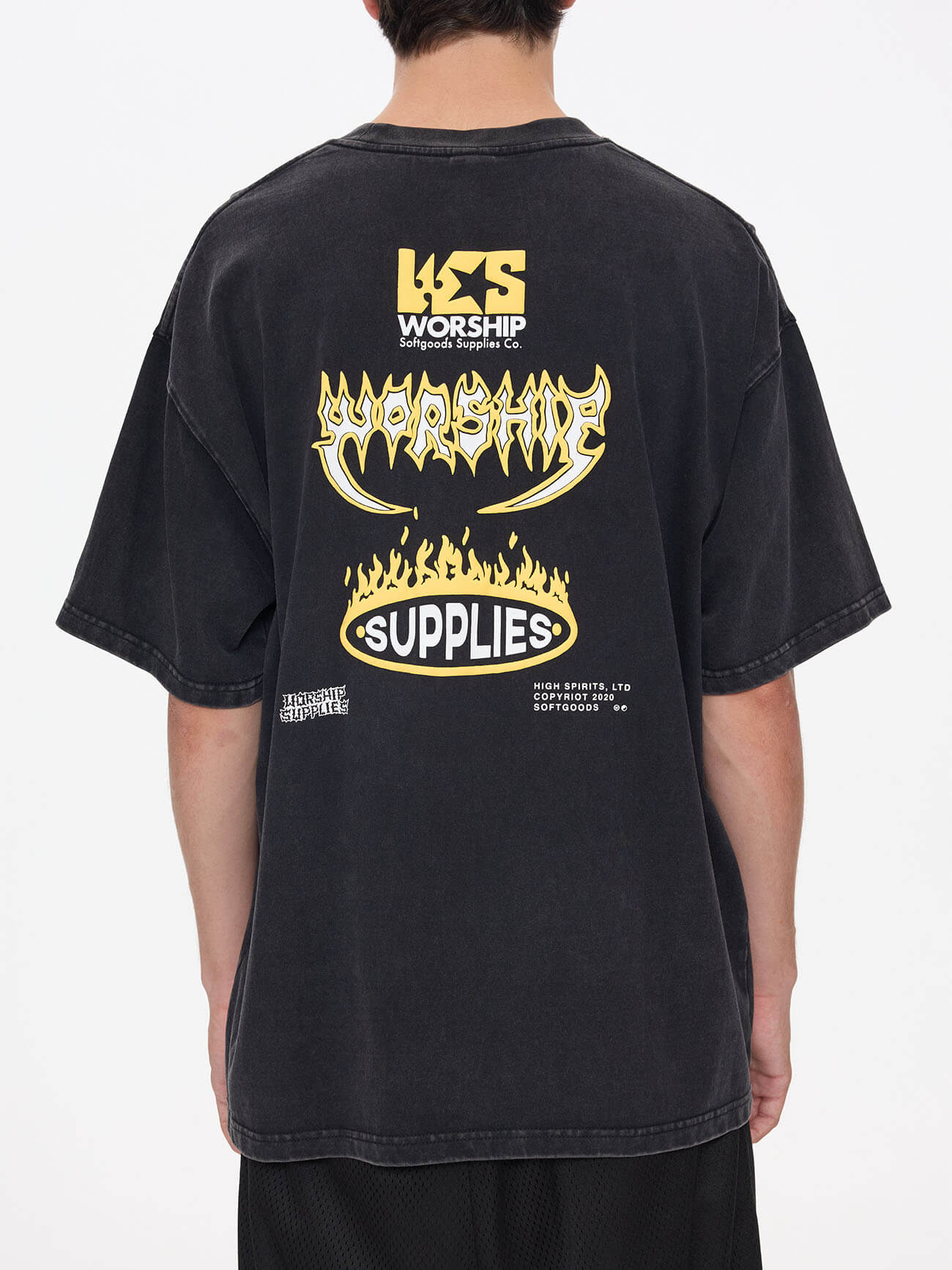 Pile Up Oversize Tee - Black XS