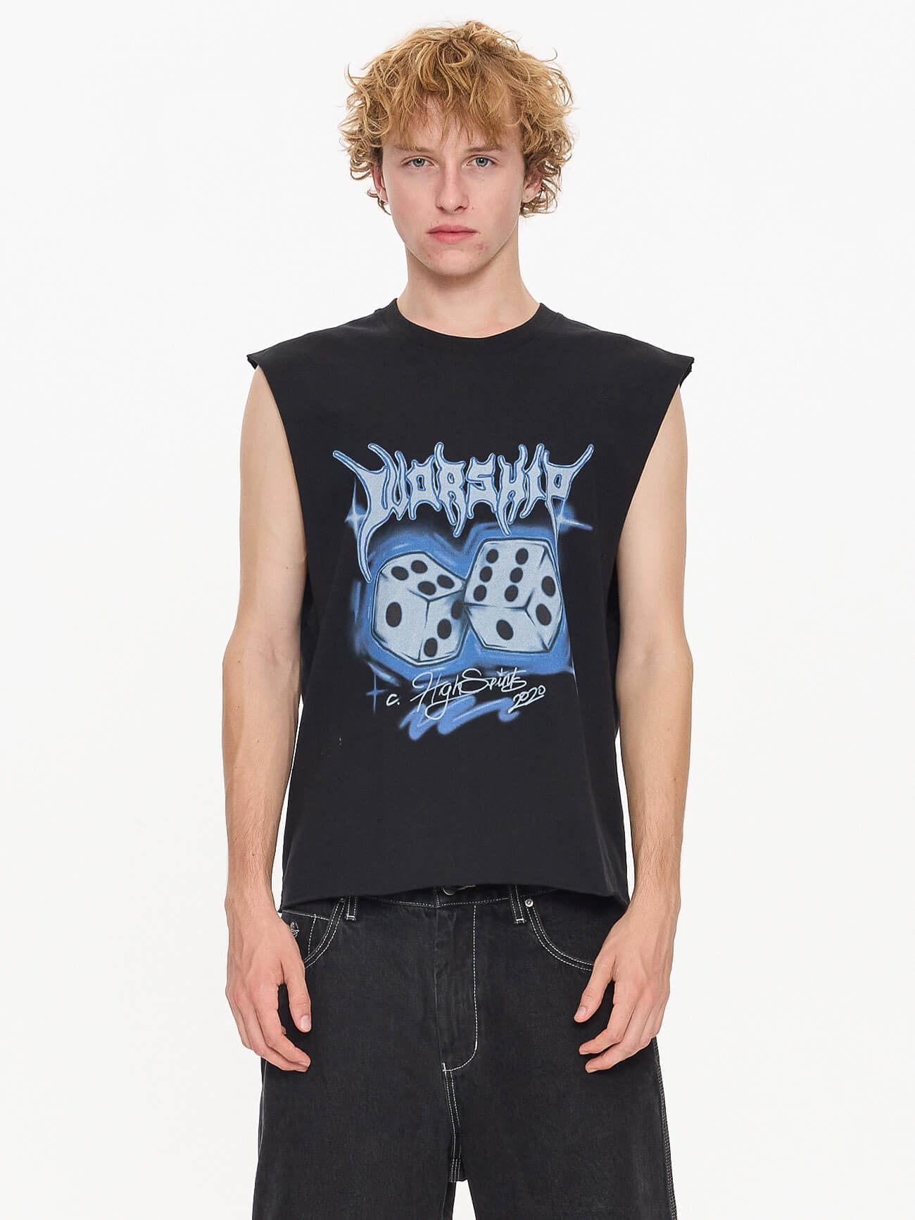 Rollem Muscle Tee - Black XS