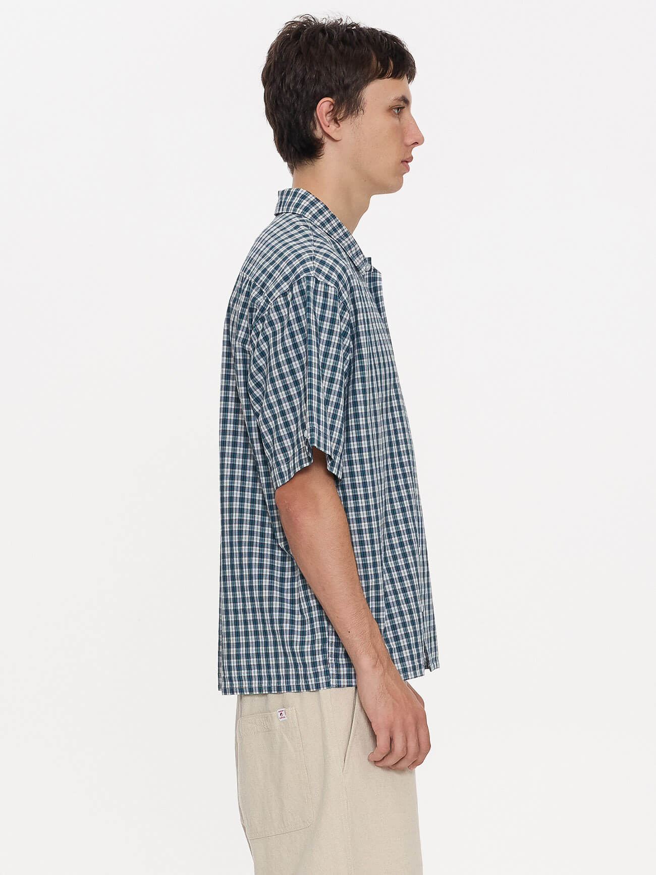 Satisfaction Short Sleeve Shirt - Dark Blue XS