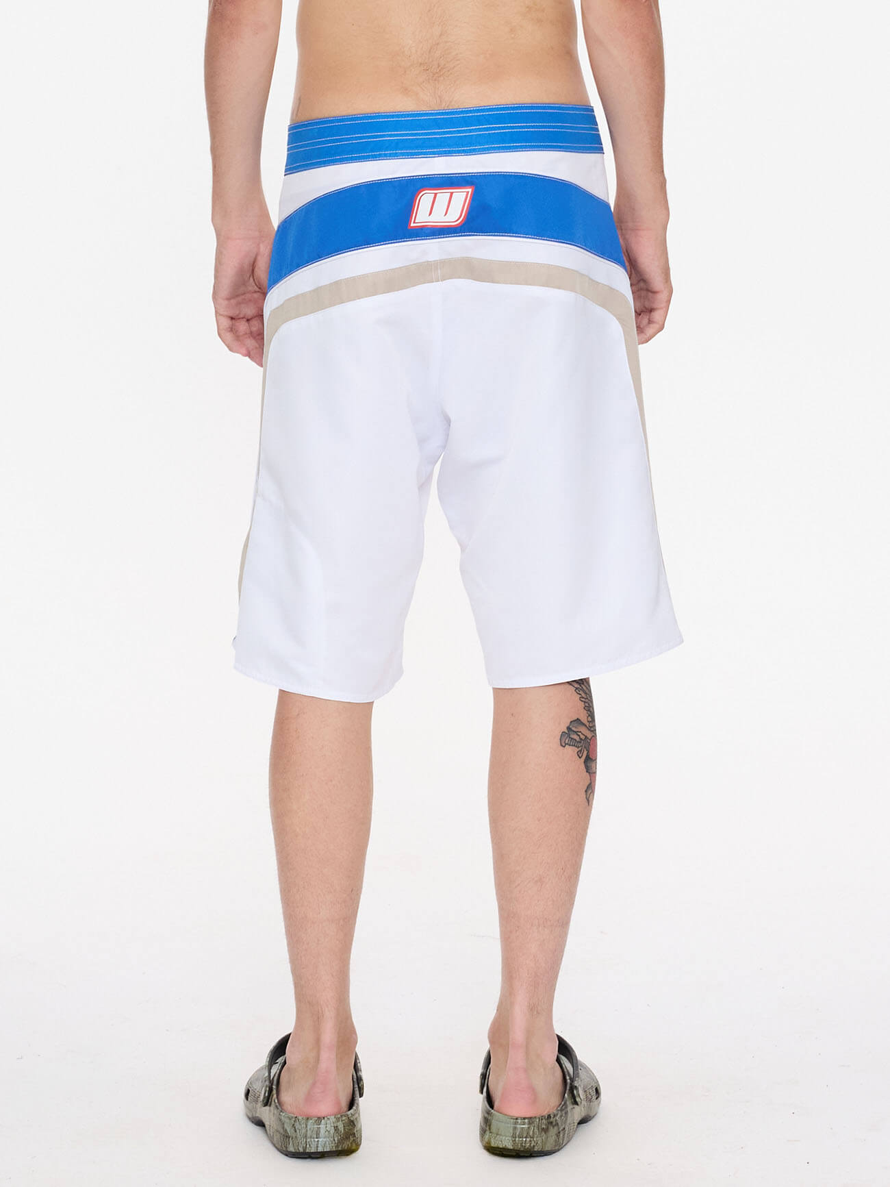 Crusty Long Boardshort - White 28