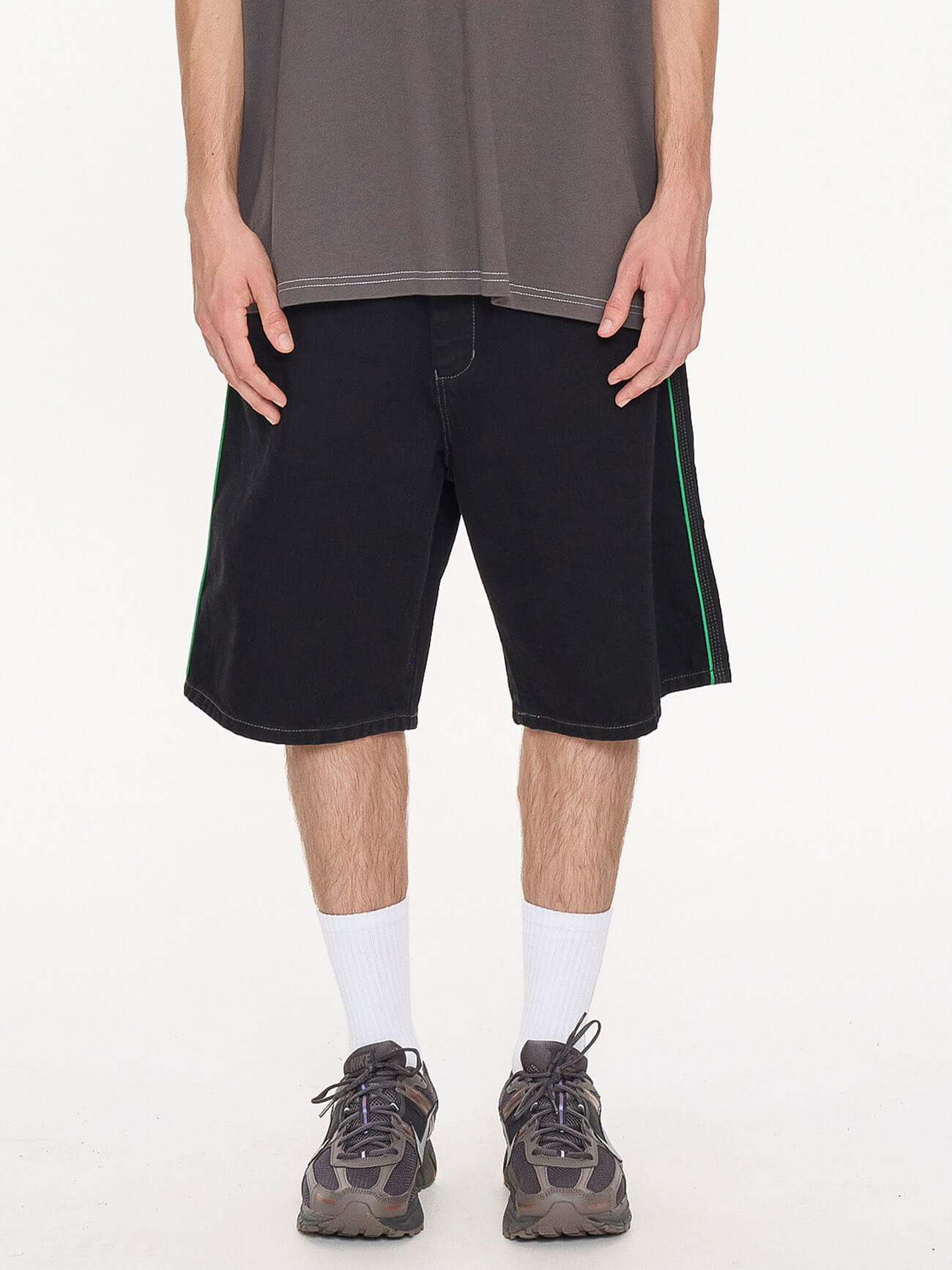 Grand Prix Big Dawg Jean Short - Worship Black