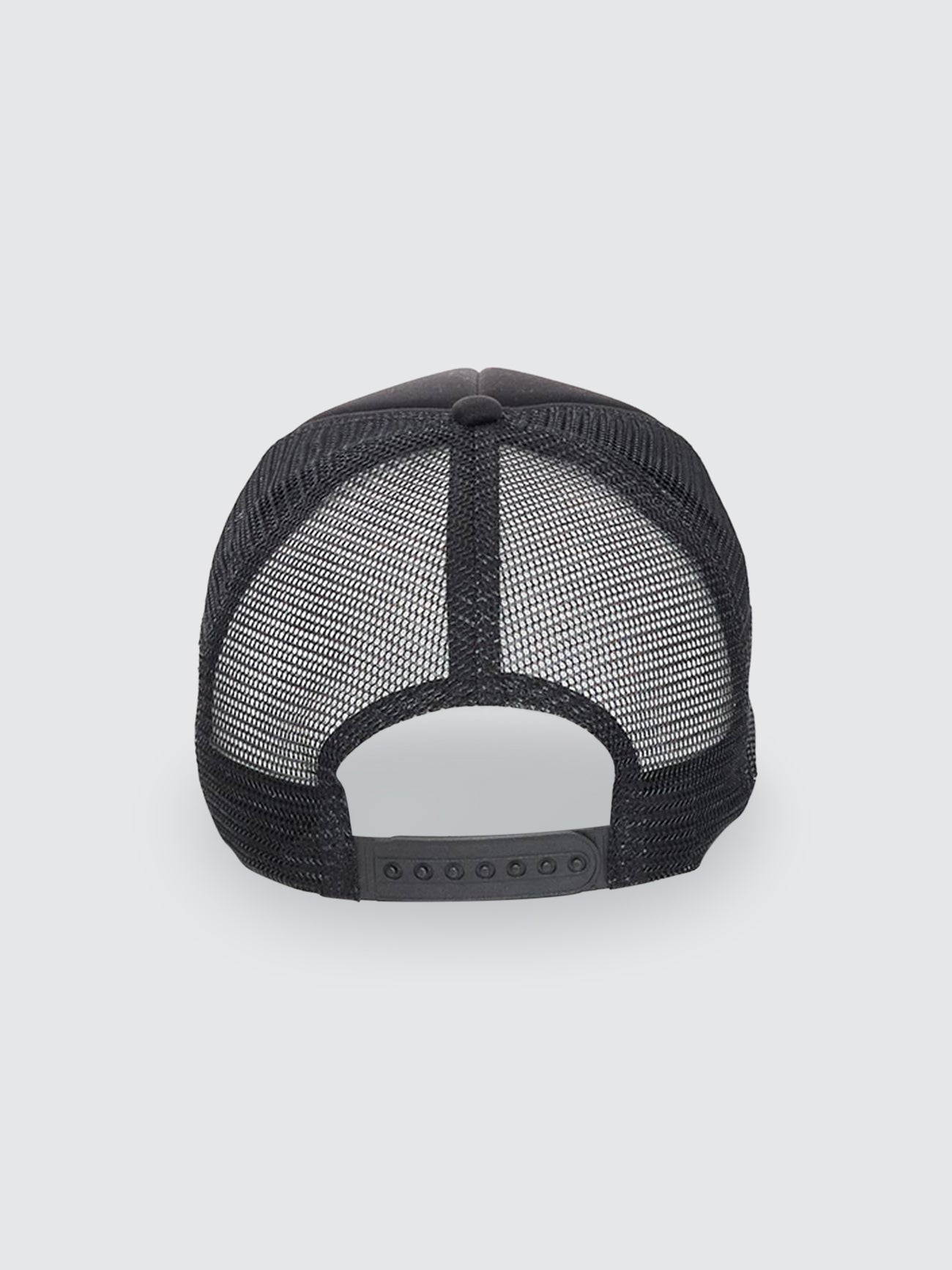 Pile Up Foam Trucker 5 Panel Hat - Black