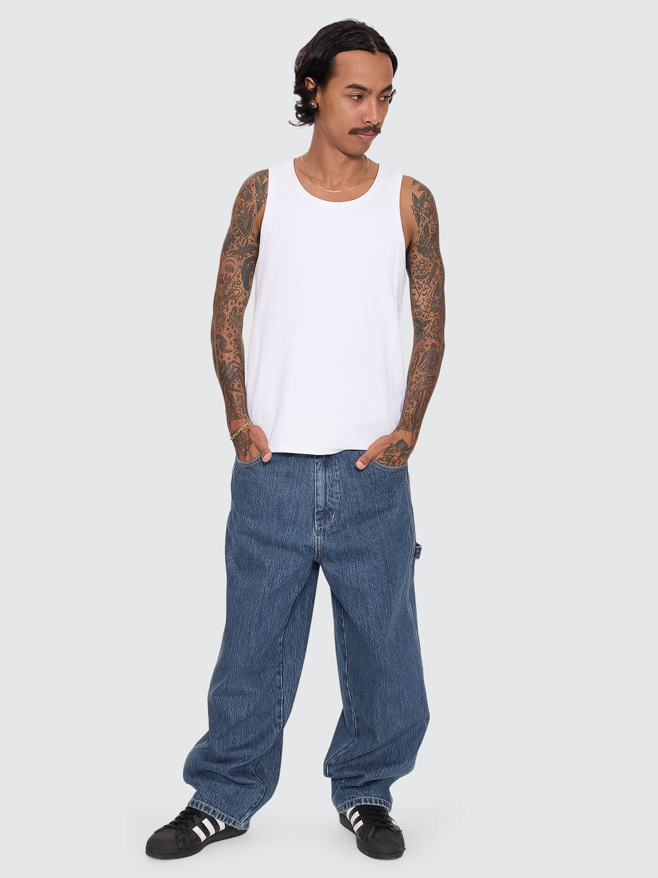 Base Rib Tank - White XS