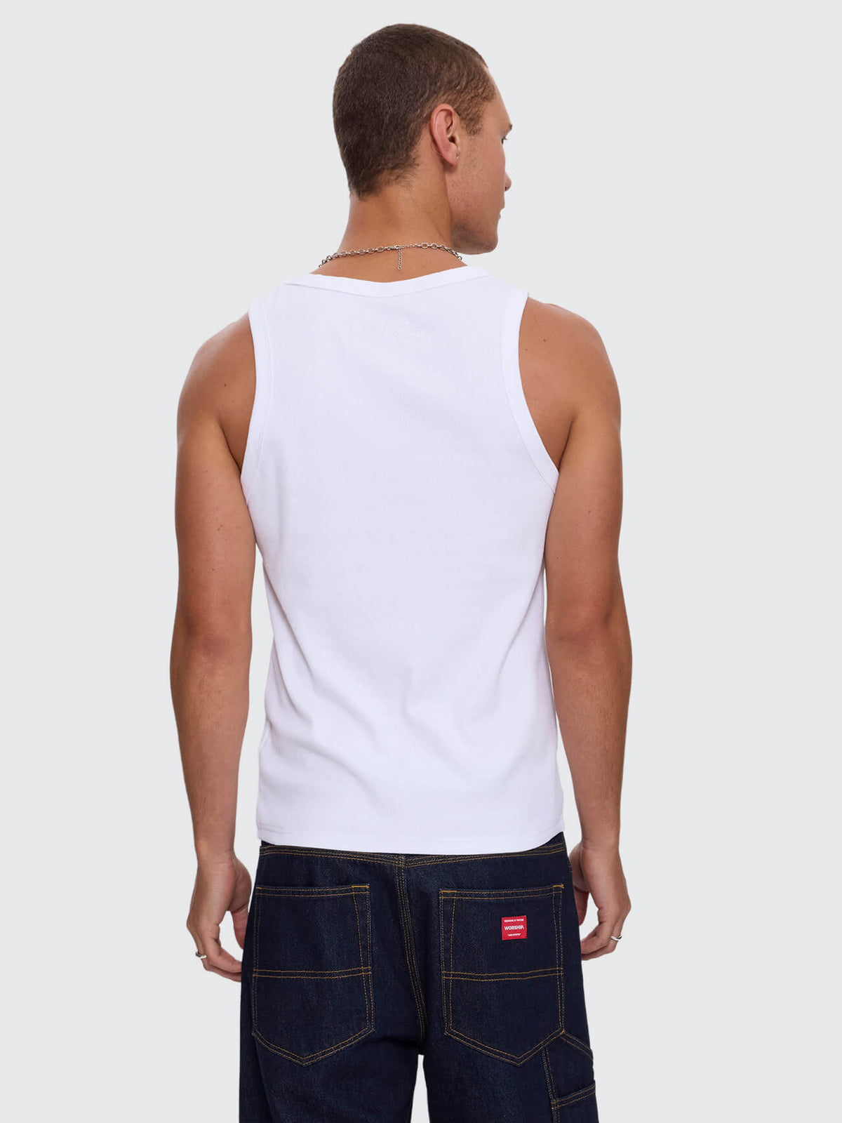 Base Rib Tank - White XS