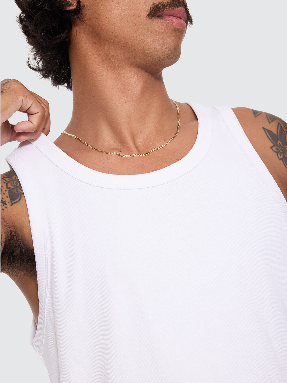 Base Rib Tank - White XS