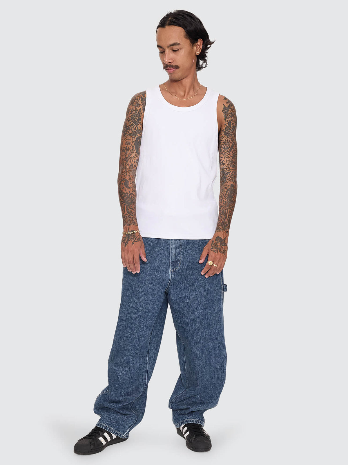 Base Rib Tank - White XS