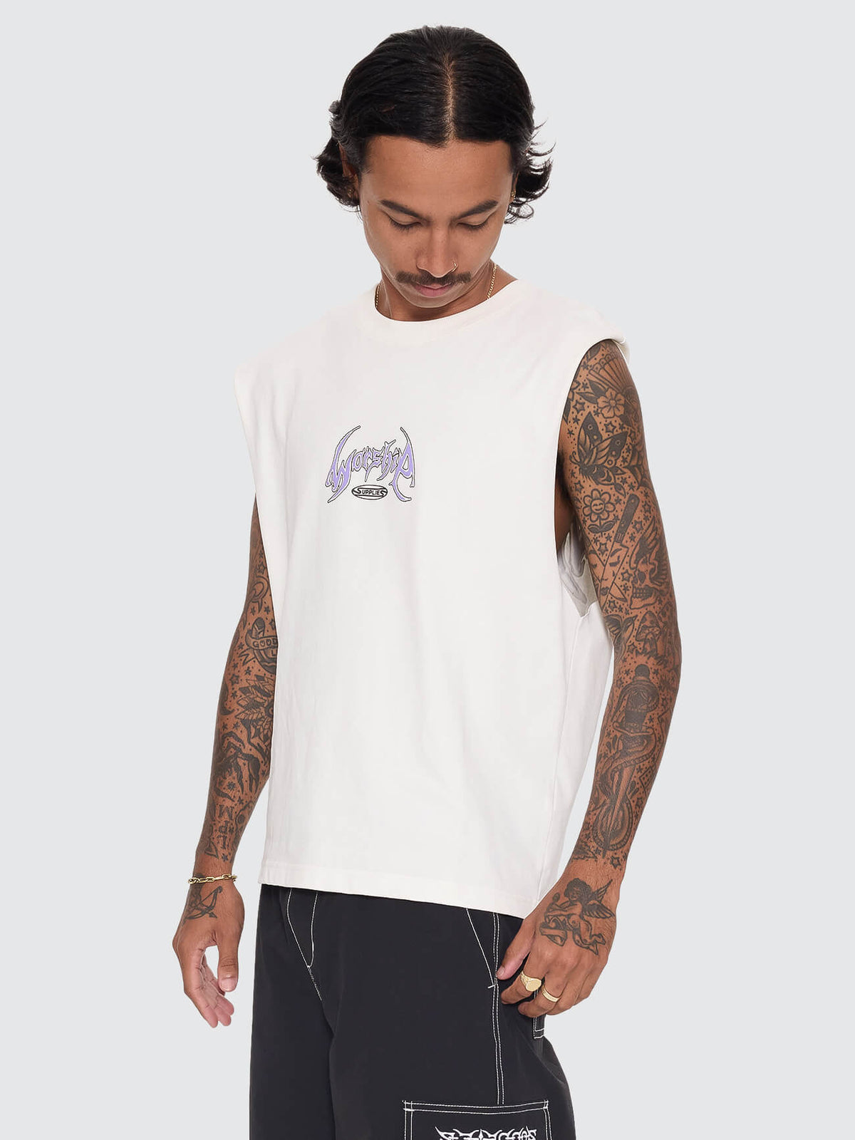 Gathering Muscle Tee - Coconut Milk XS