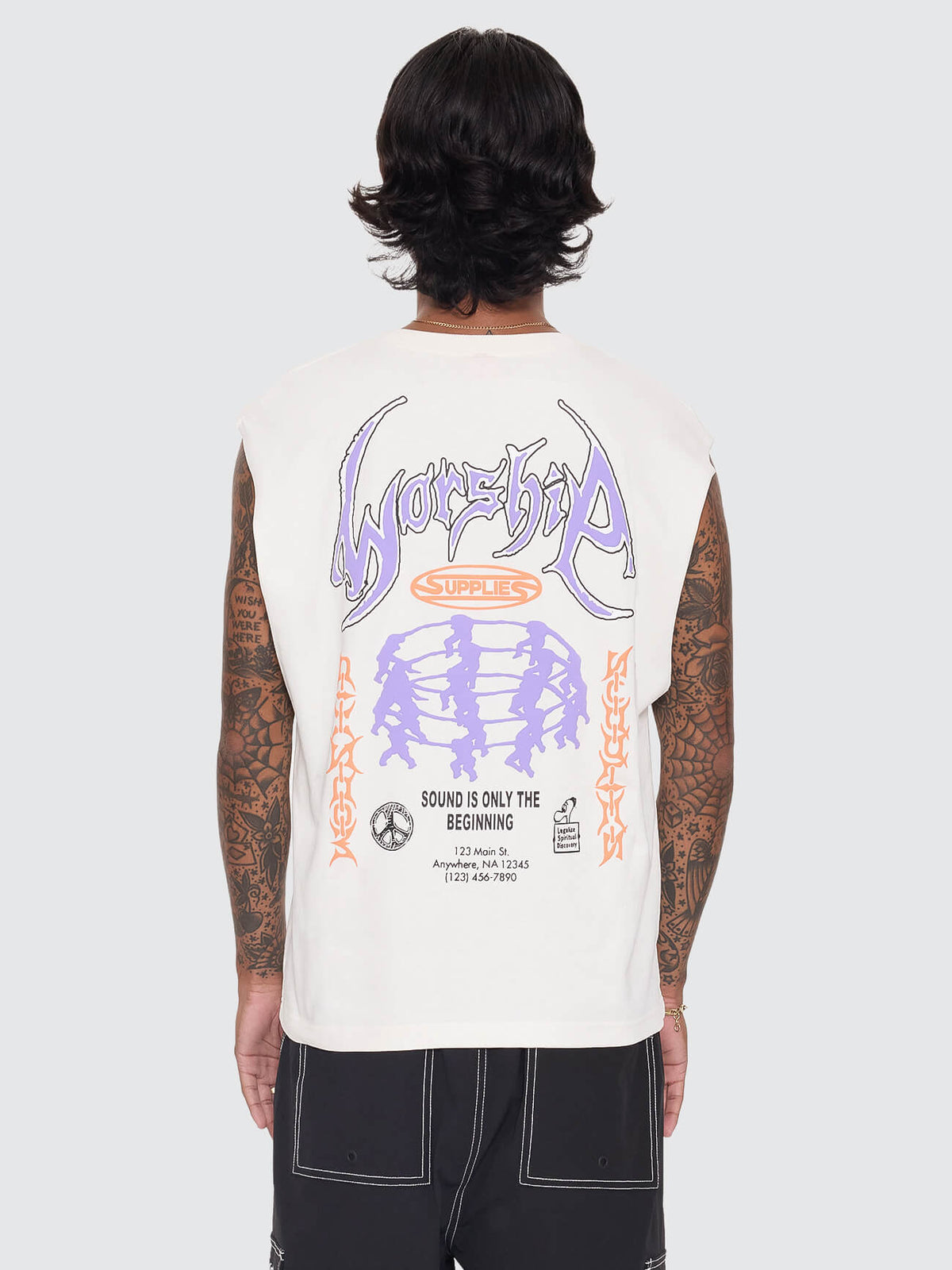 Gathering Muscle Tee - Coconut Milk XS