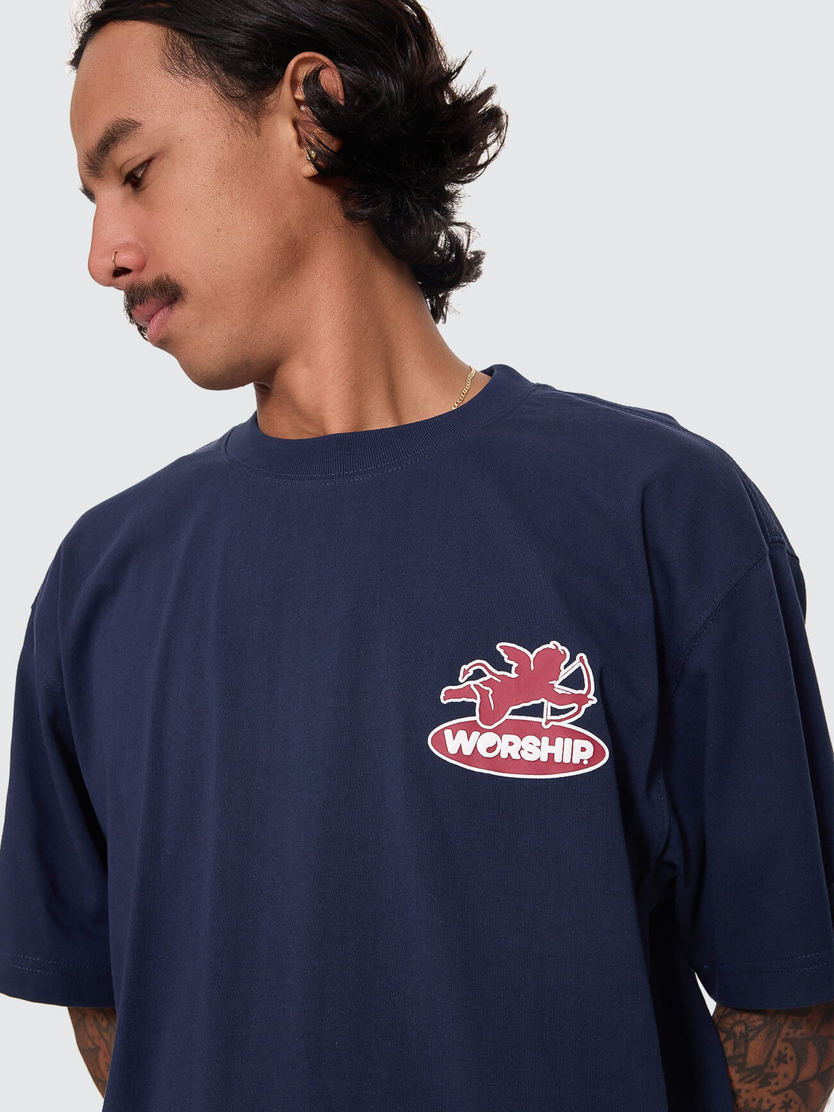 Shadow Cherub Tee - Black Iris XS