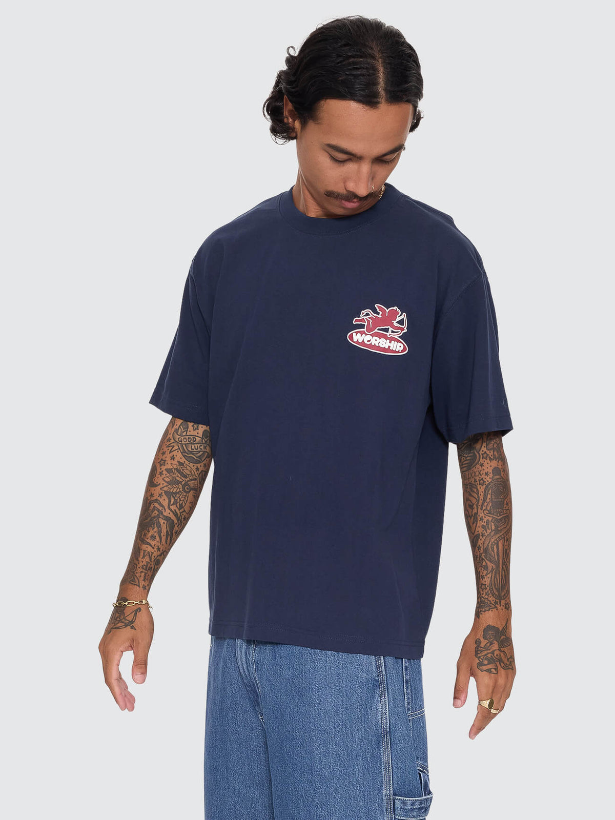Shadow Cherub Tee - Black Iris XS