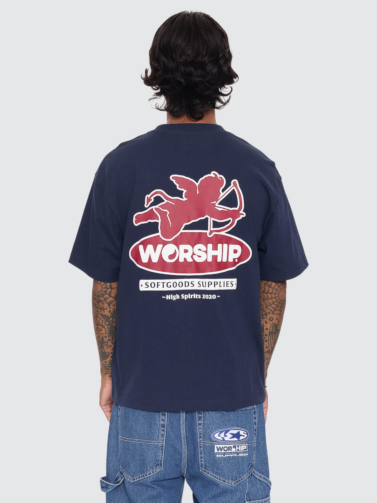 Shadow Cherub Tee - Black Iris XS